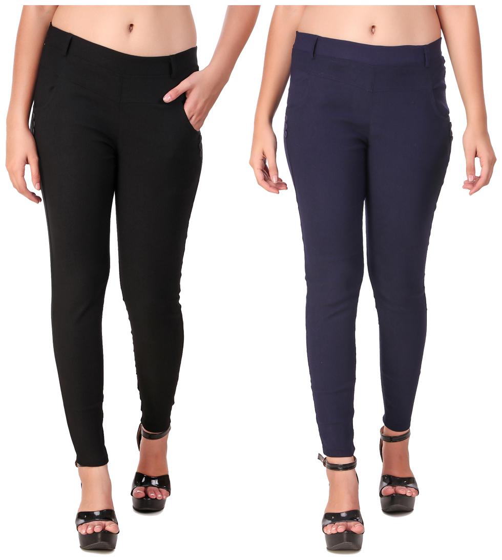

Red Vee Women Black Navy Skinny fit Jegging