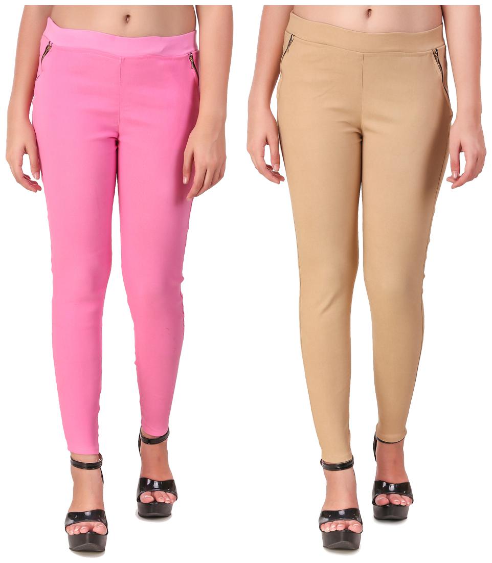 

Red Vee Women Pink Beige Skinny fit Jegging