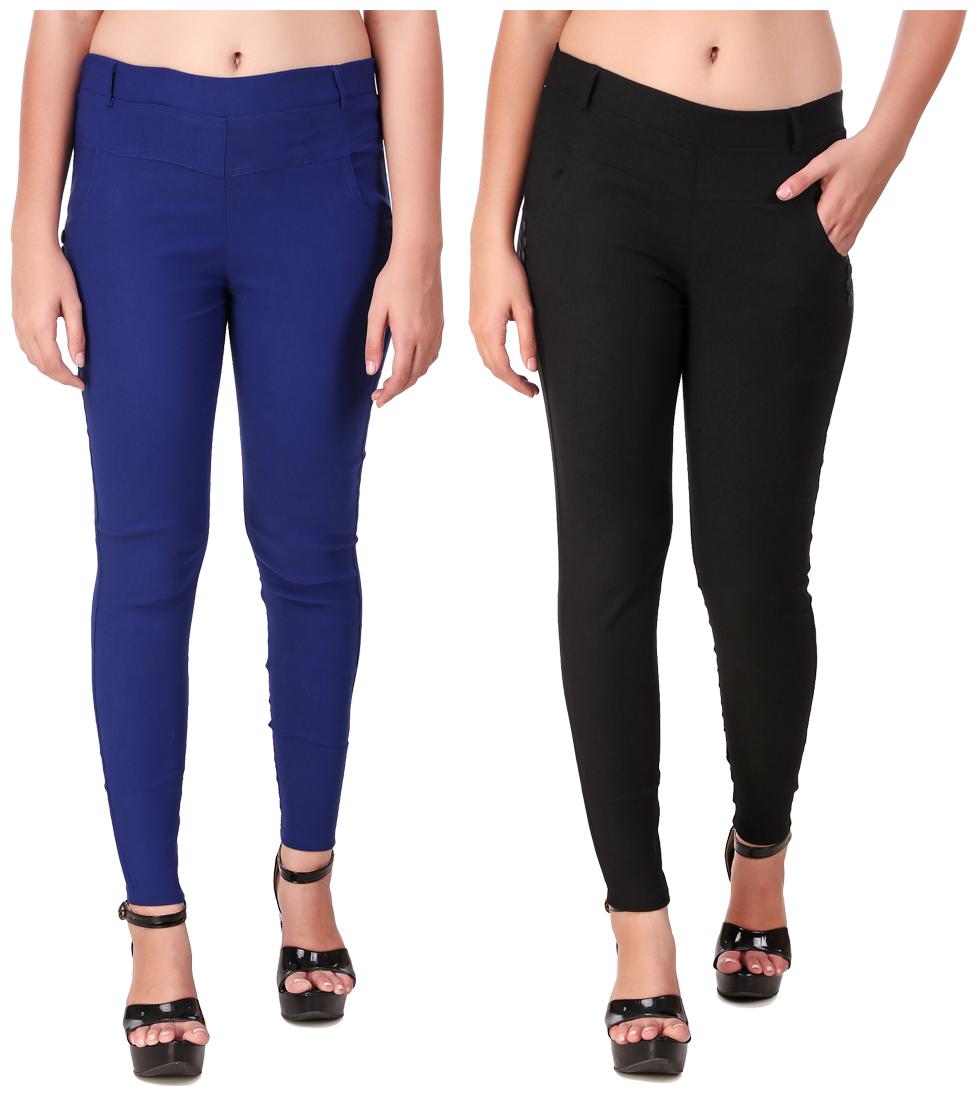 

Red Vee Women Blue Black Skinny fit Jegging