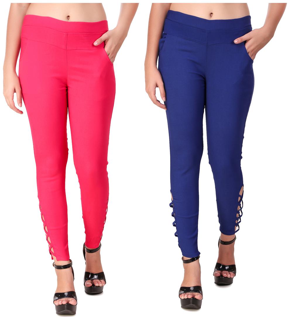 

Red Vee Women Pink Blue Skinny fit Jegging