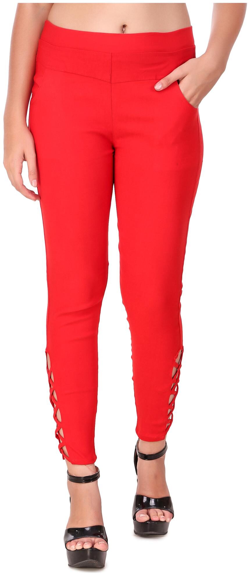 

Red Vee Women Red Skinny fit Jegging