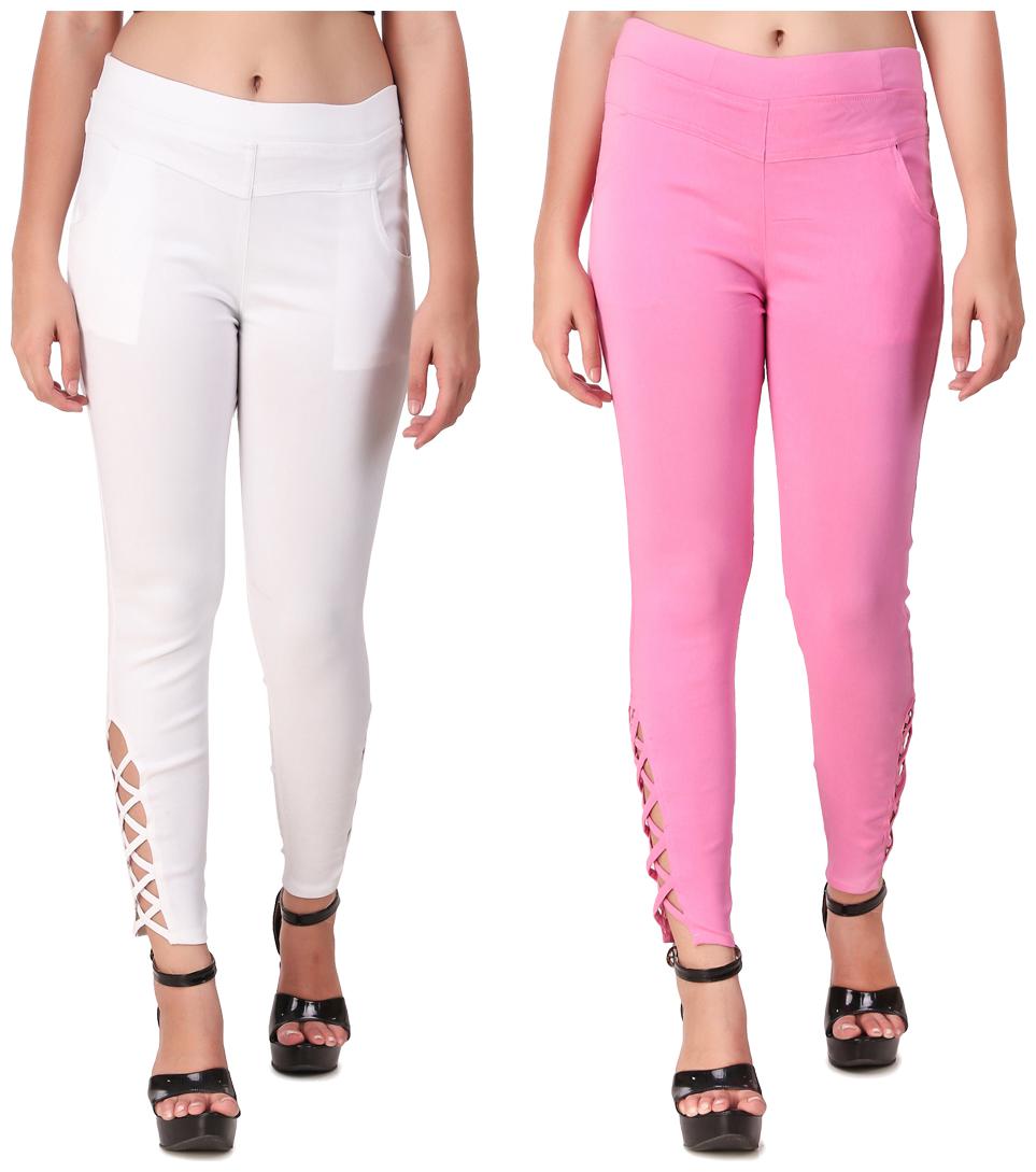 

Red Vee Women White Skinny fit Jegging
