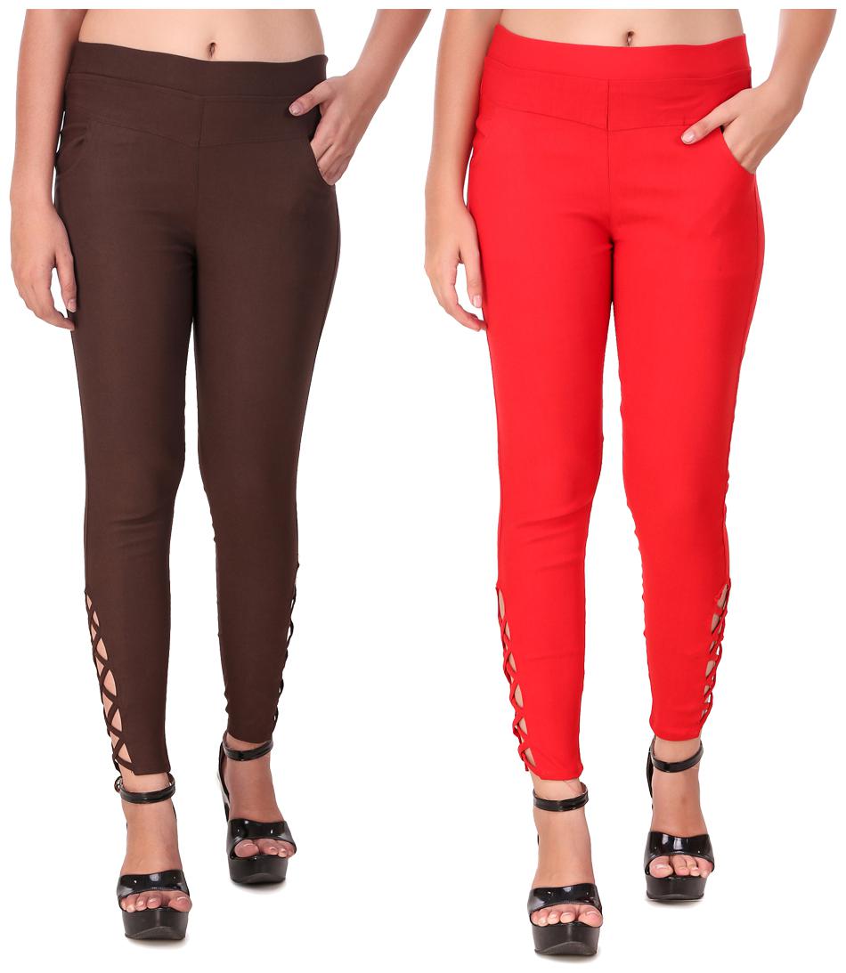 

Red Vee Women Brown Red Skinny fit Jegging