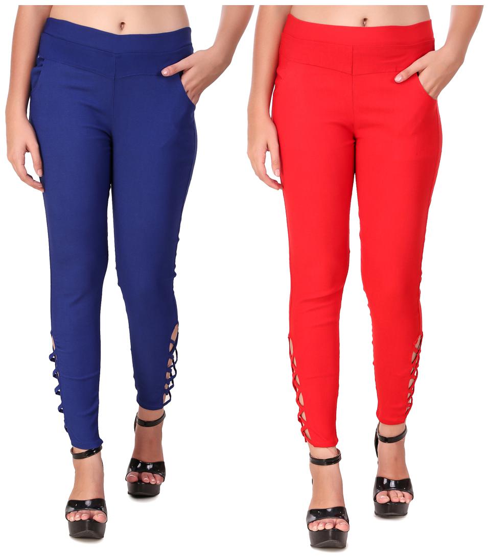 

Red Vee Women Blue Red Skinny fit Jegging