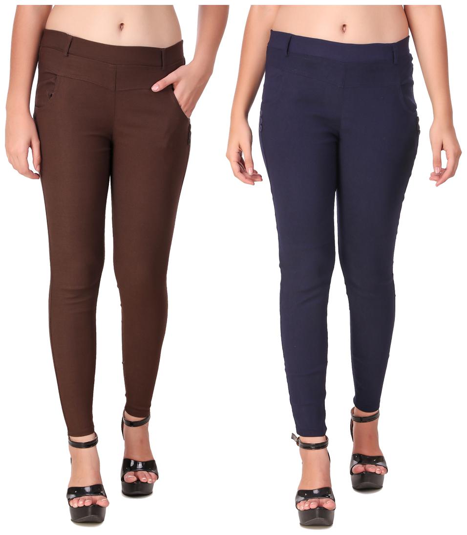 

Red Vee Women Brown Navy Skinny fit Jegging