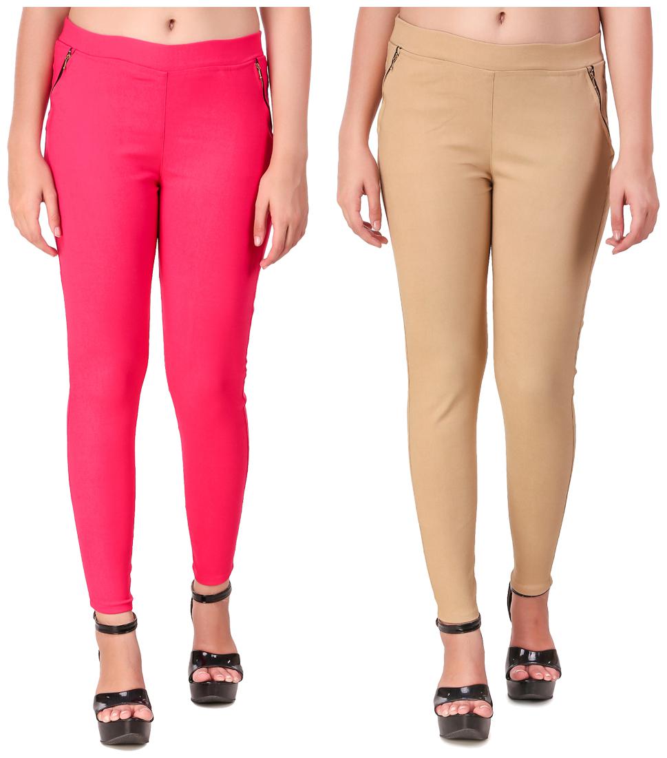 

Red Vee Women Pink Beige Skinny fit Jegging