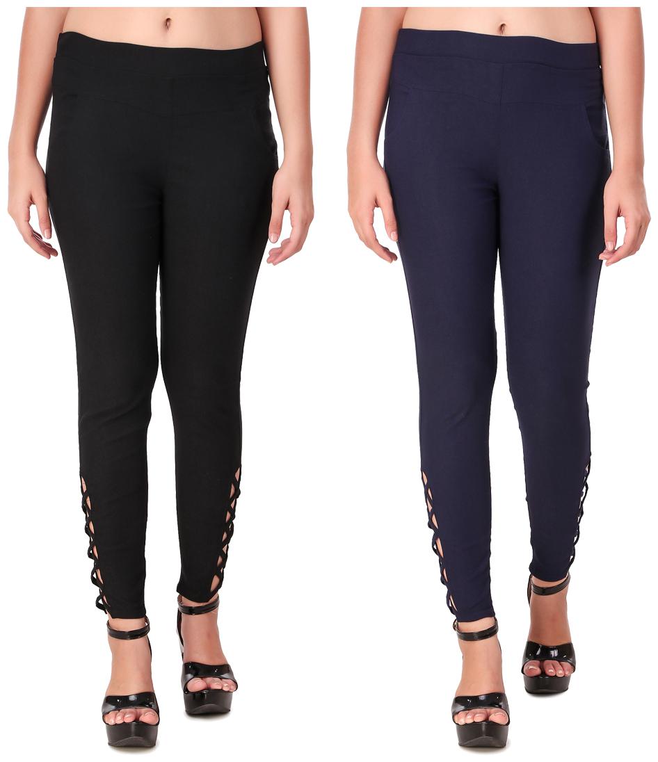 

Red Vee Women Black Navy Skinny fit Jegging