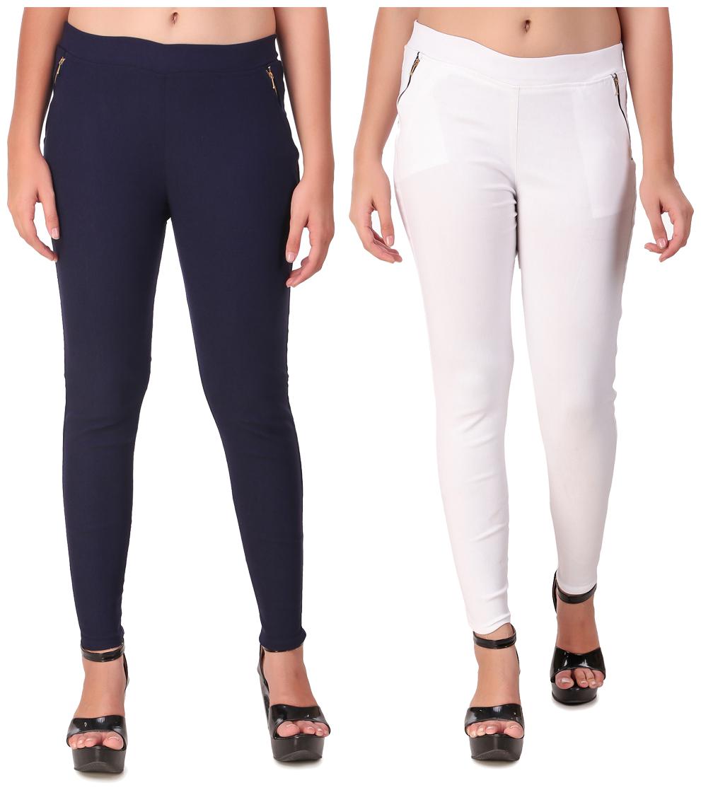 

Red Vee Women Navy White Skinny fit Jegging