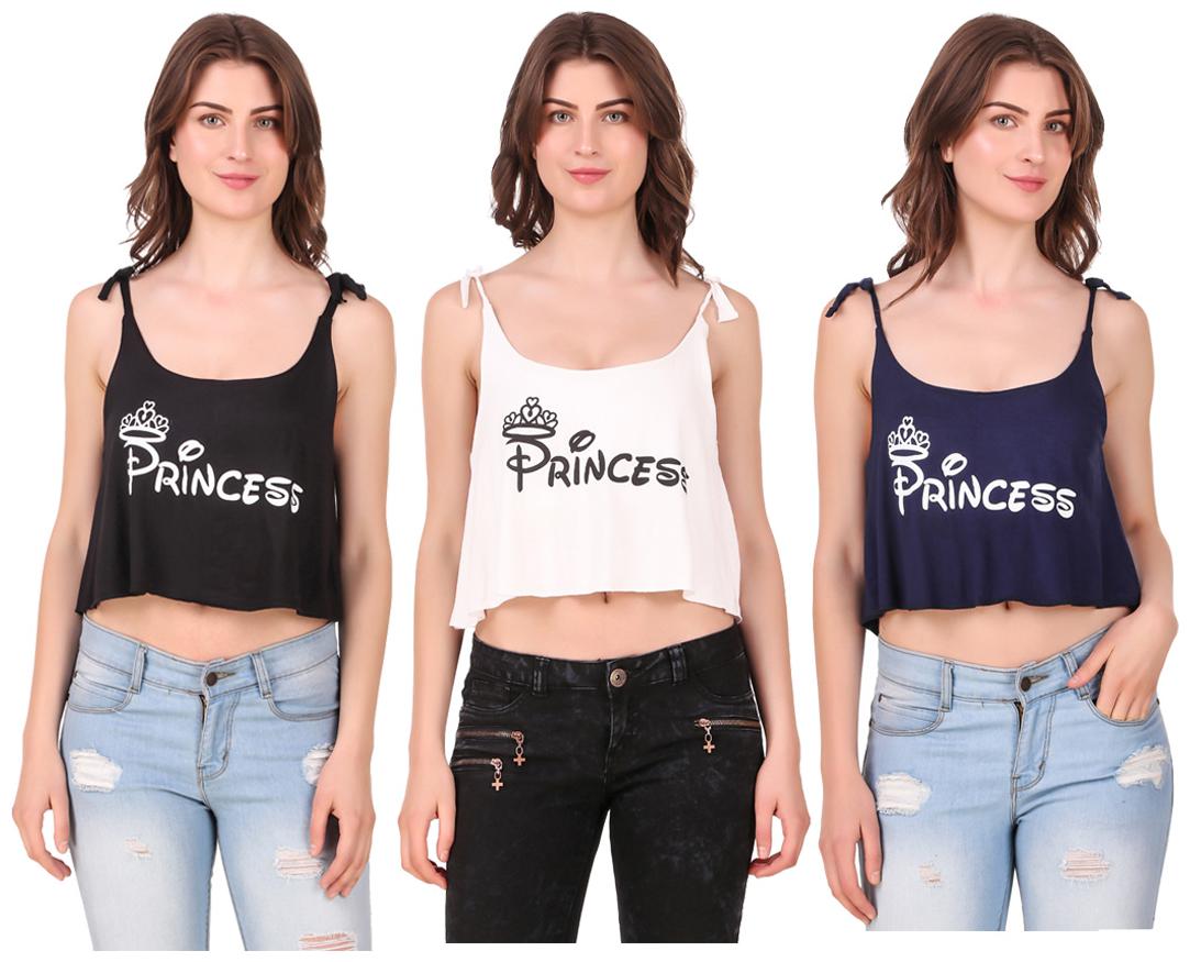 

Red Vee Women Printed Crop top - Multi