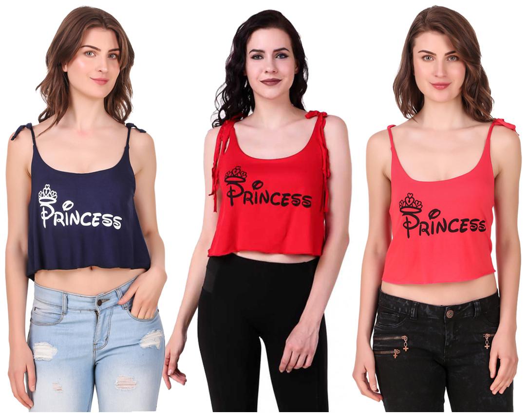 

Red Vee Women Printed Crop top - Multi