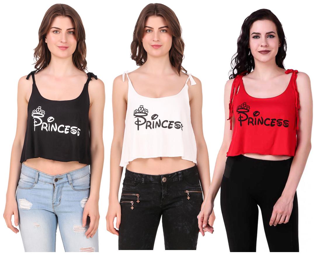 

Red Vee Women Printed Crop top - Multi