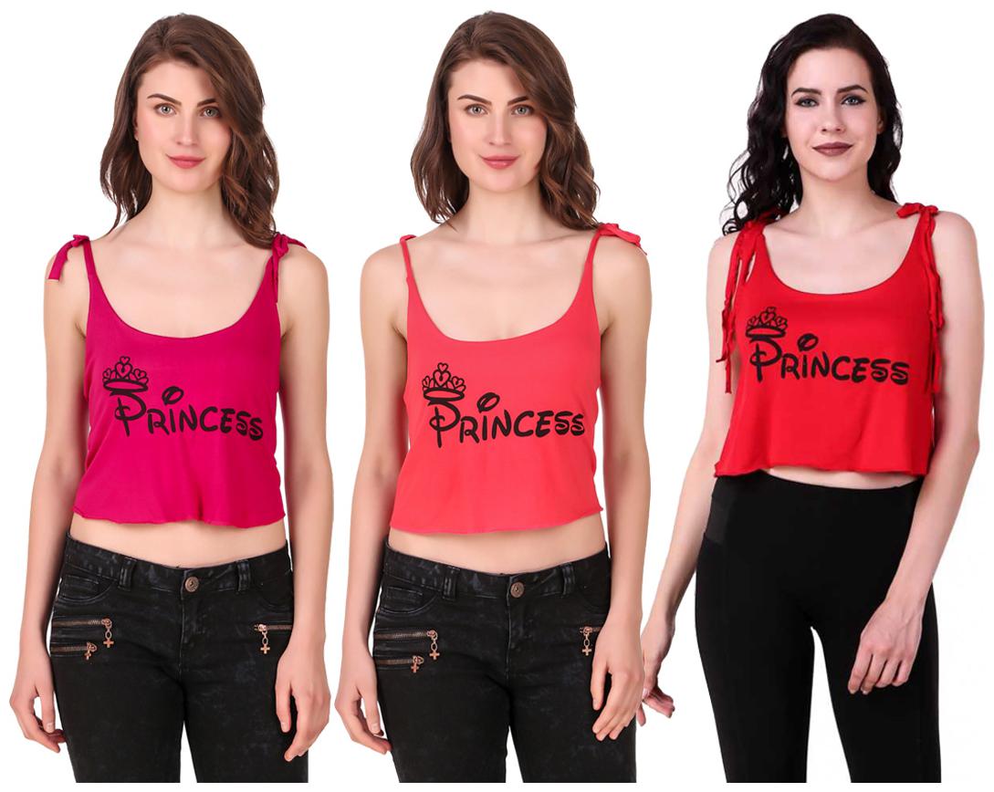 

Red Vee Women Printed Crop top - Multi