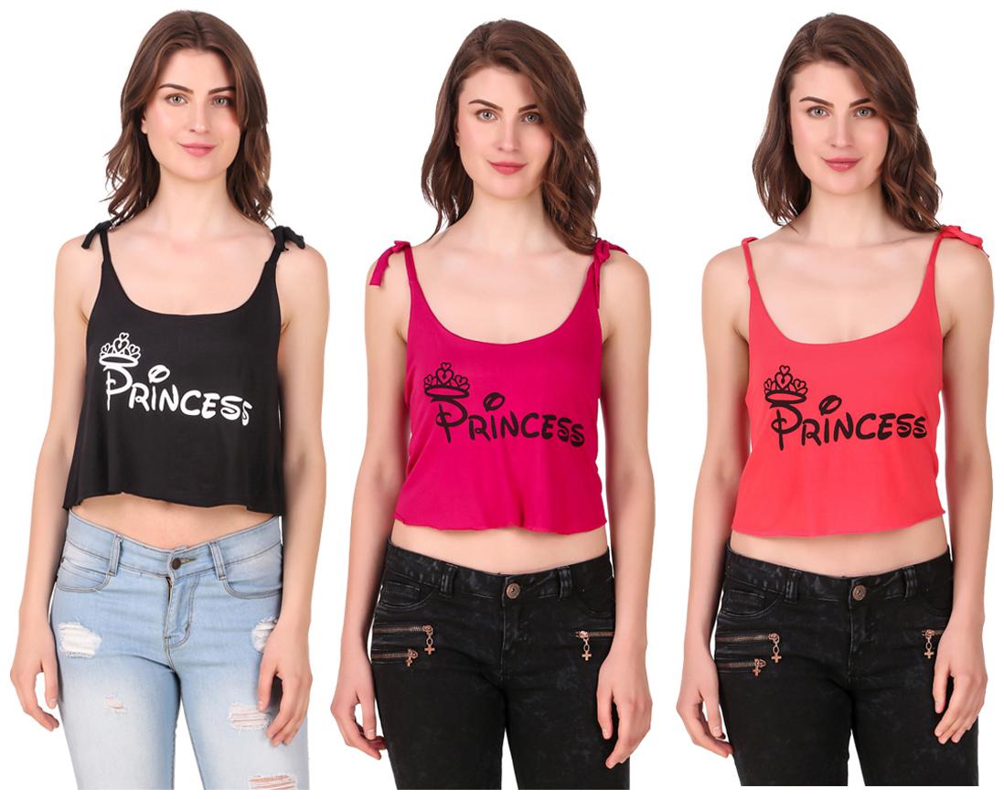 

Red Vee Women Printed Crop top - Multi