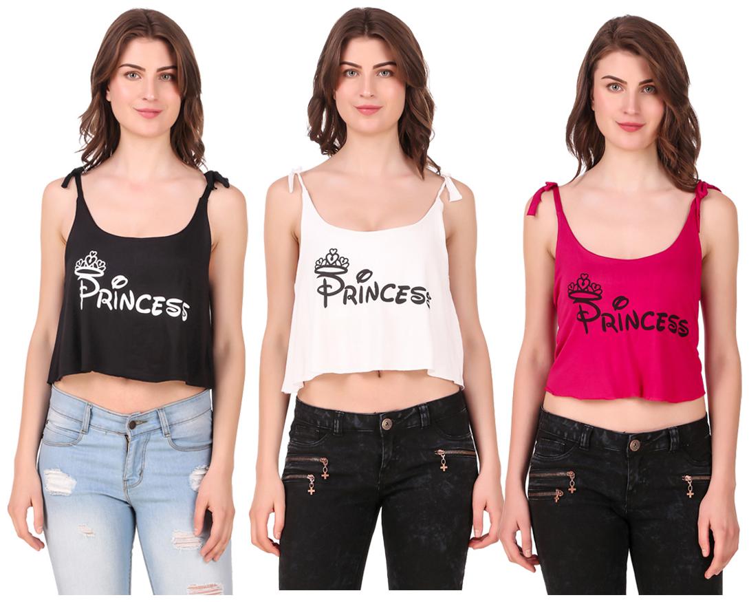 

Red Vee Women Printed Crop top - Multi