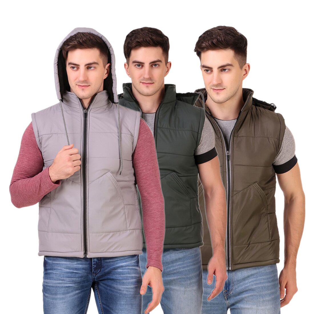 

Red Vee Men Multi Solid Bomber jacket