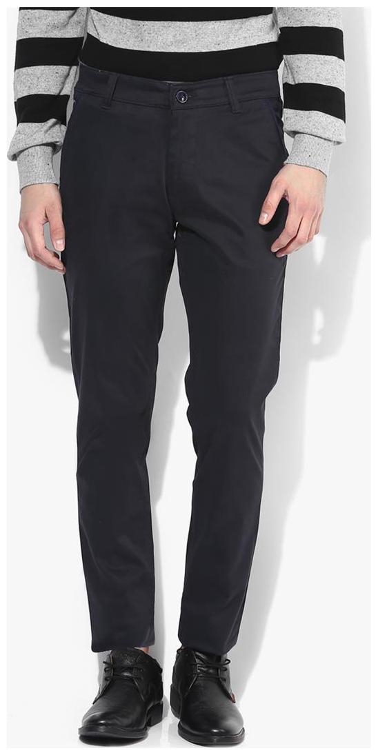 

Red Chief Navy Narrow Trousers For Men(T8560074 156)