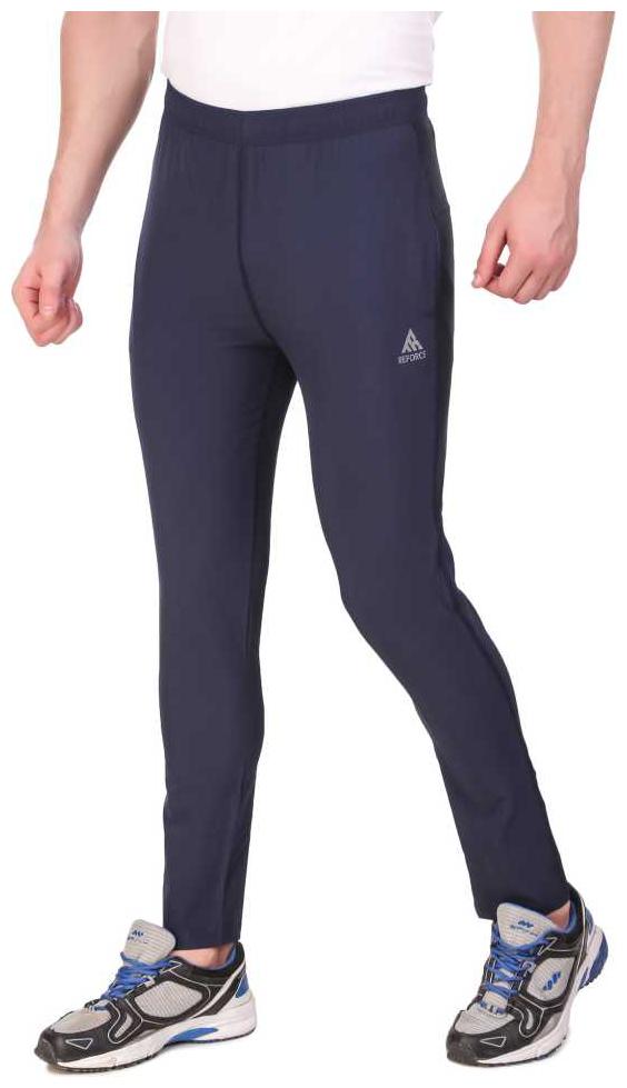 

REFORCE Men Navy blue Solid Slim fit Track pants