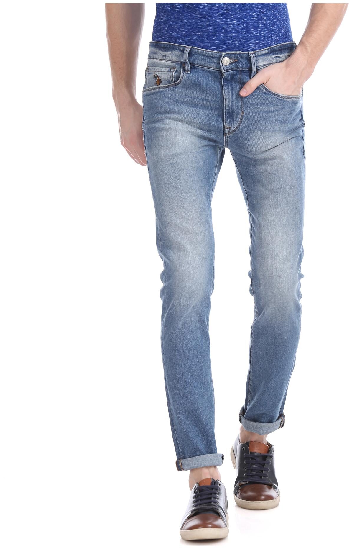 

U S Polo Assn Men Blue Skinny Fit Jeans
