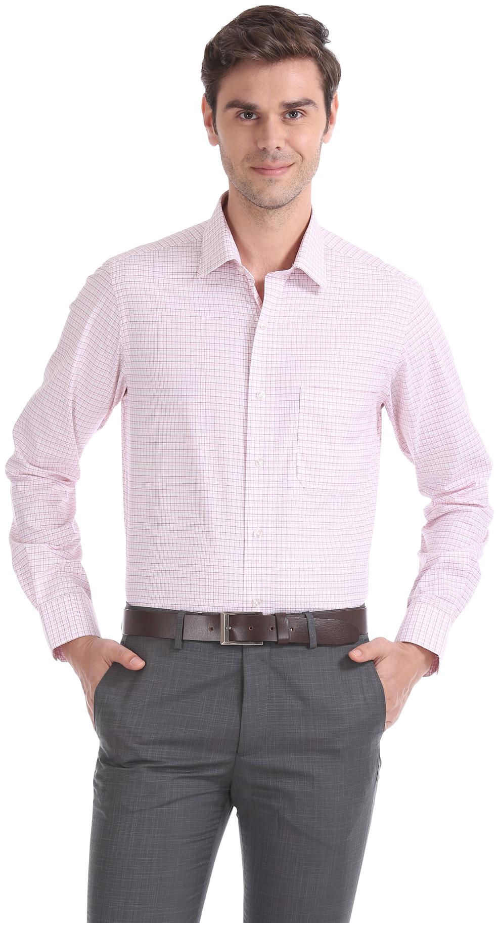 

Arrow Men Regular fit Formal Shirt - Red