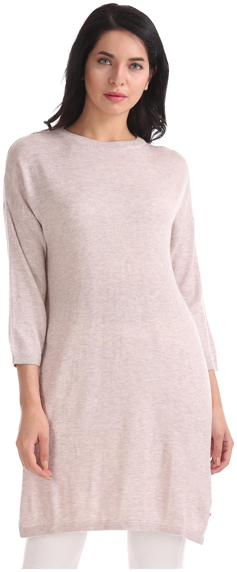 

U S Polo Assn Women Self design Regular top - Beige