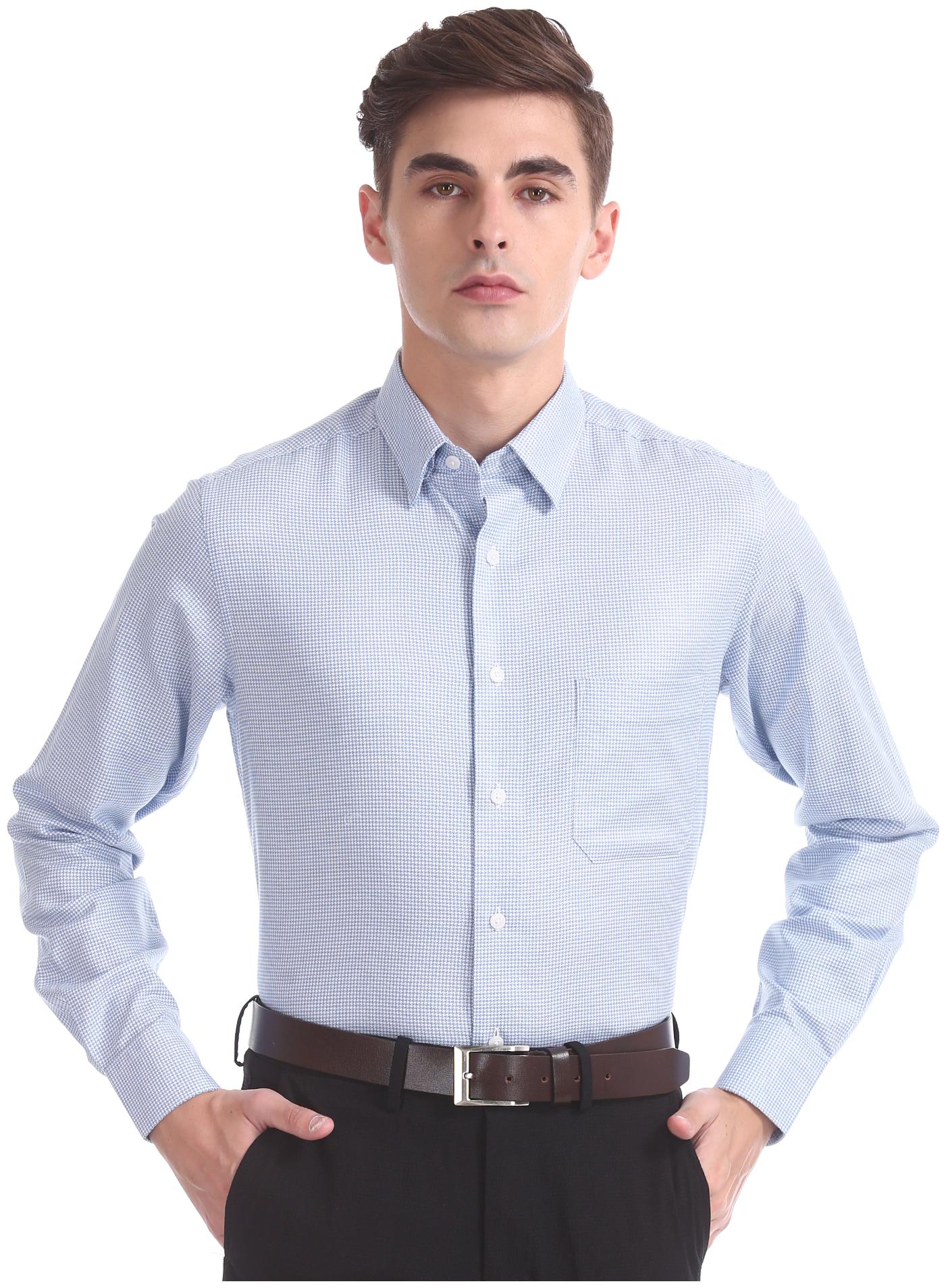 

Arrow Men Regular fit Formal Shirt - Blue