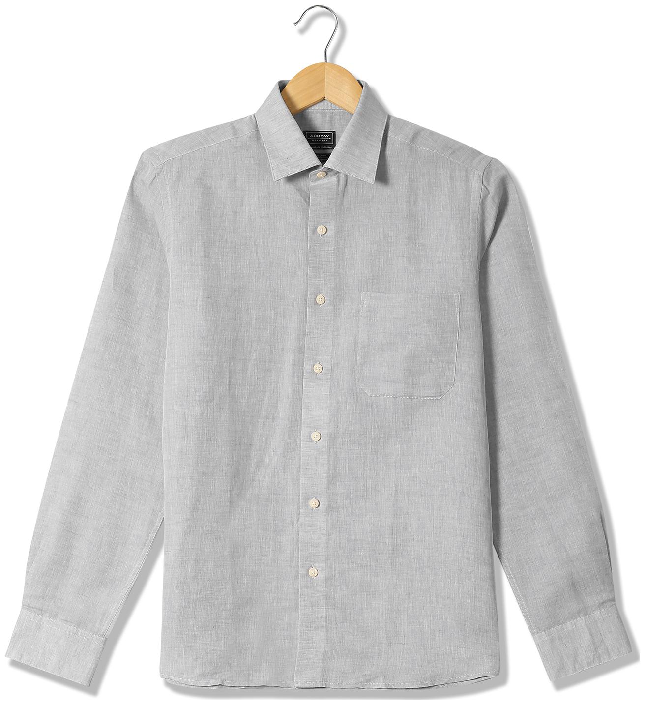 

Arrow Men Regular fit Formal Shirt - Grey