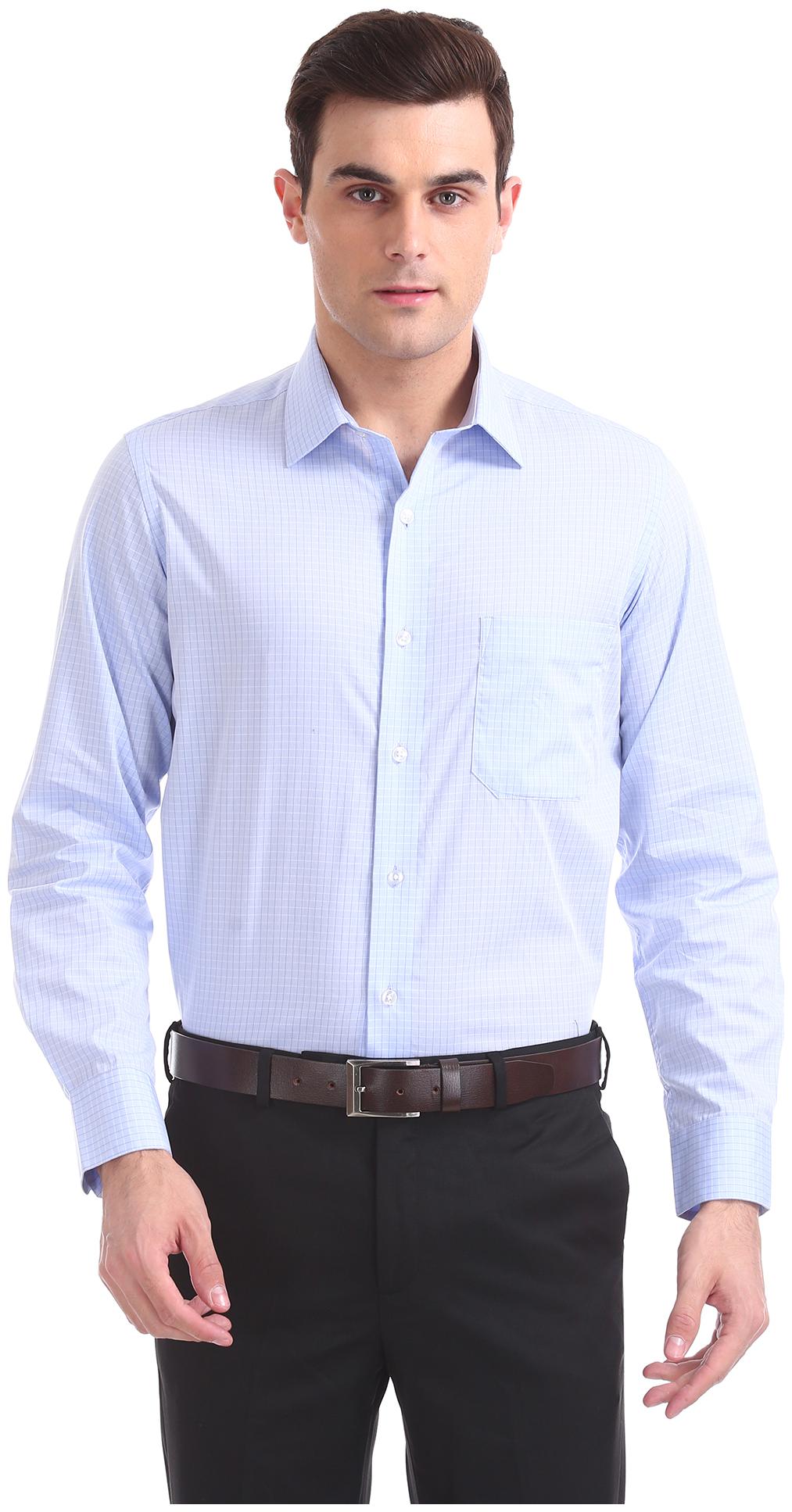 

Arrow Men Regular fit Formal Shirt - Blue