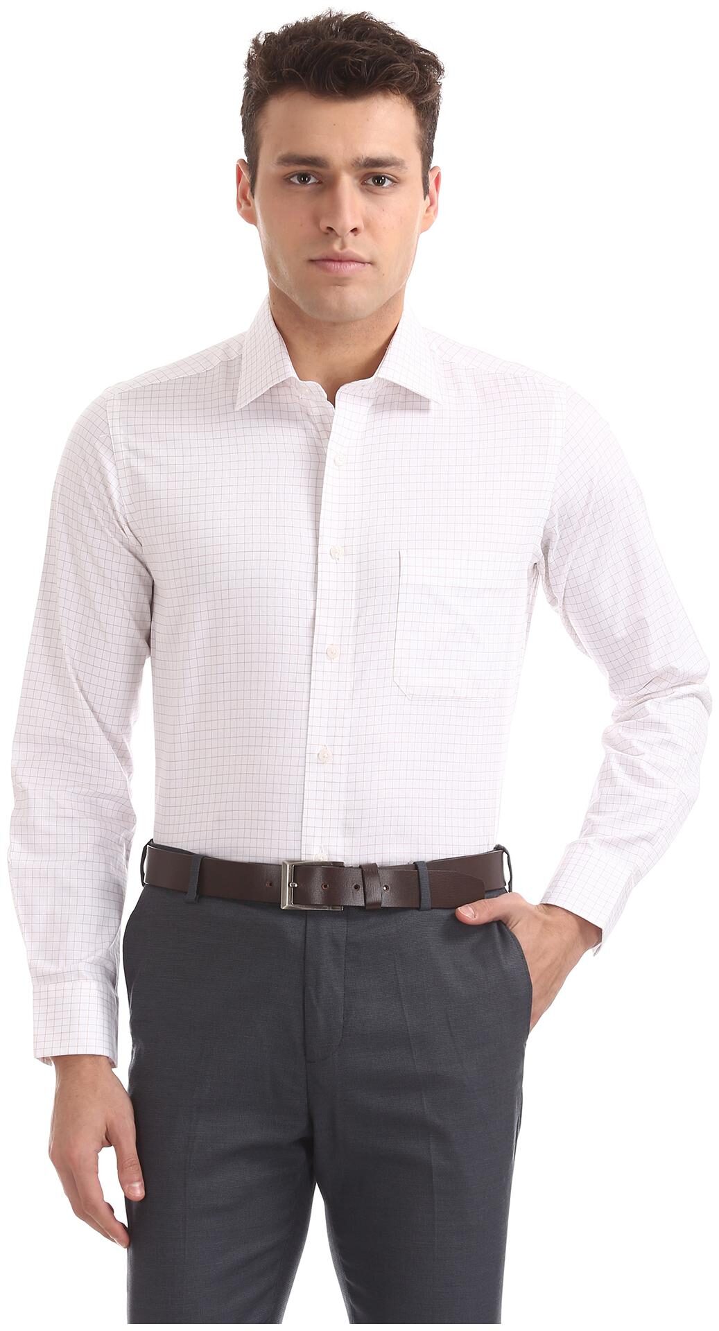 

Arrow Men Regular fit Formal Shirt - White