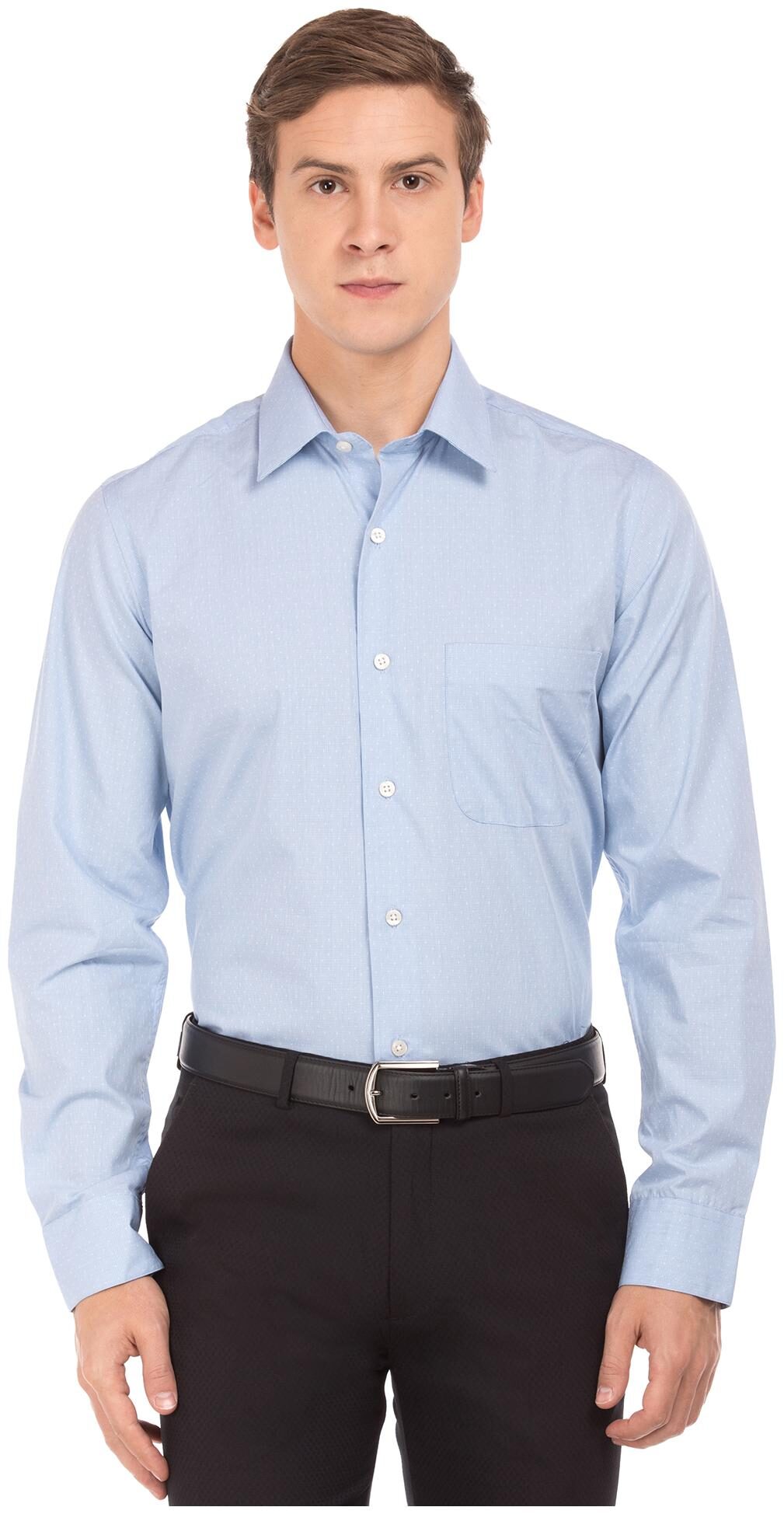 

Arrow Men Regular fit Formal Shirt - Blue