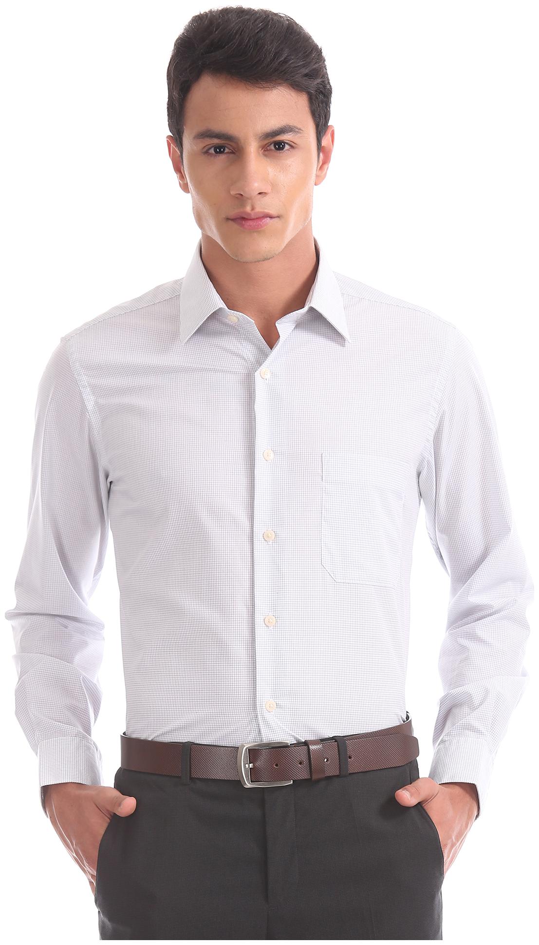 

Arrow Men Regular fit Formal Shirt - Grey
