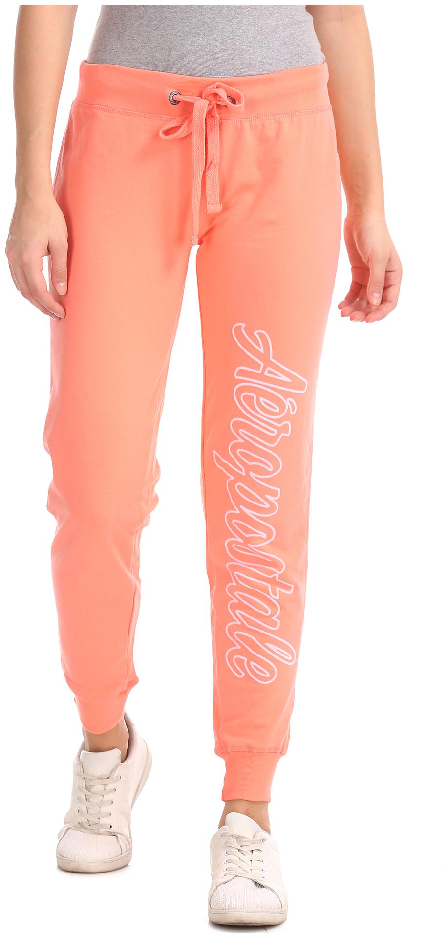 

Aeropostale Women Regular fit Cotton Solid Track pants - Pink