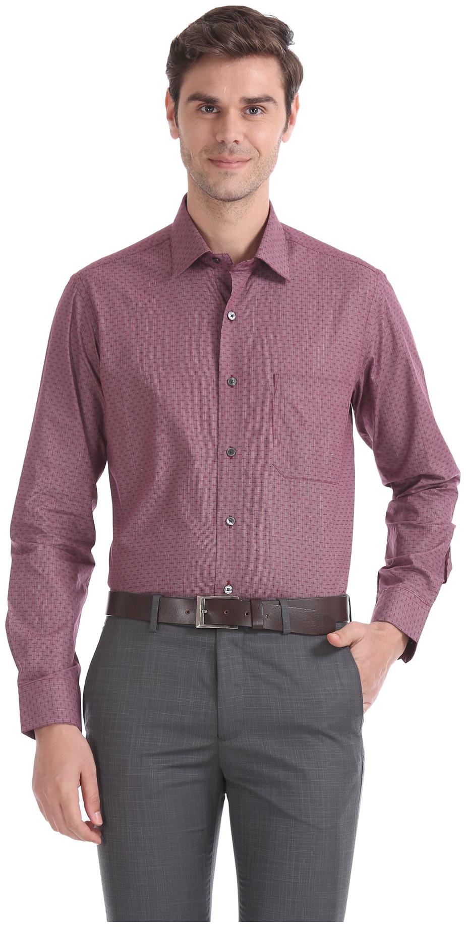 

Arrow Men Regular fit Formal Shirt - Red