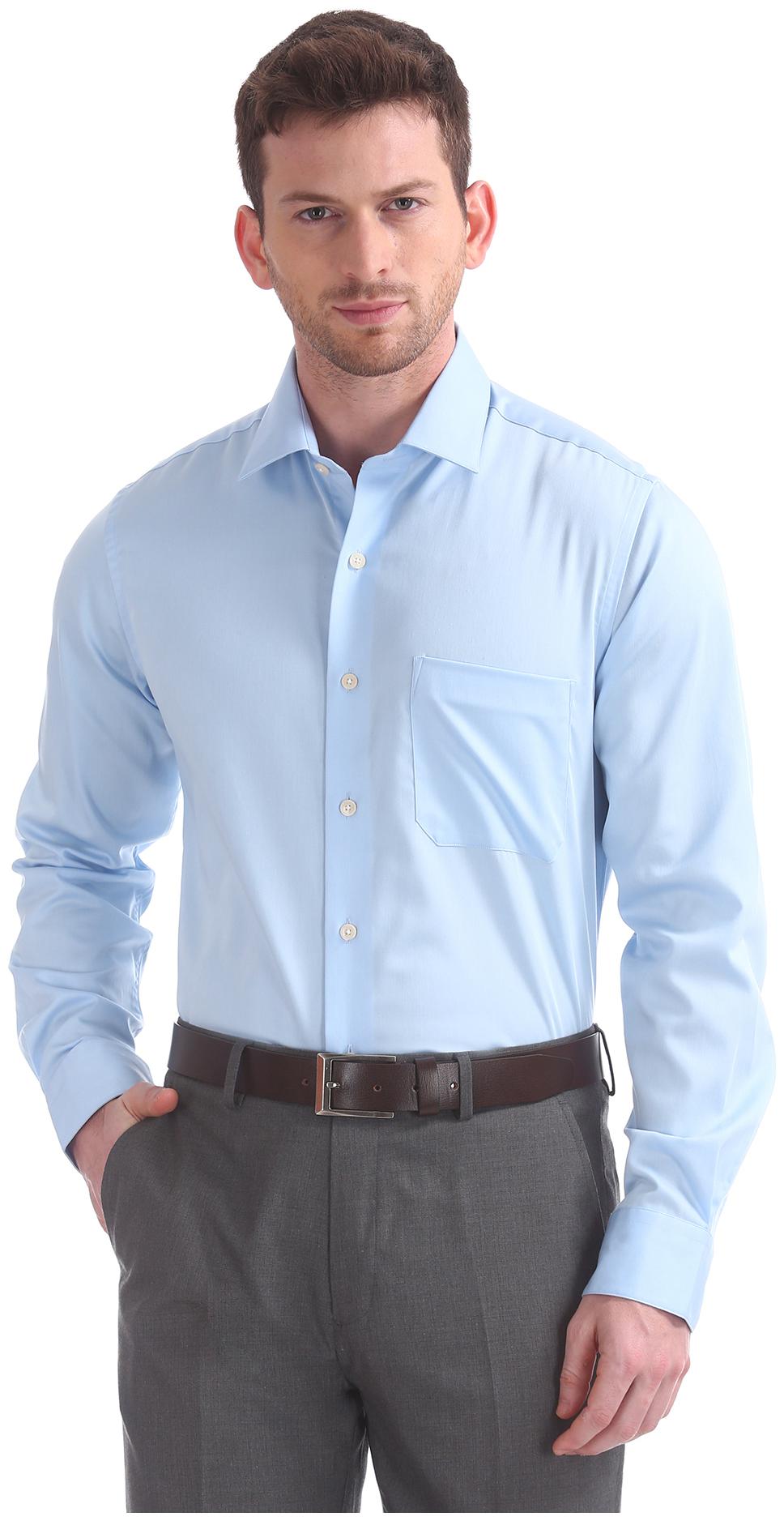 

Arrow Men Regular fit Formal Shirt - Blue