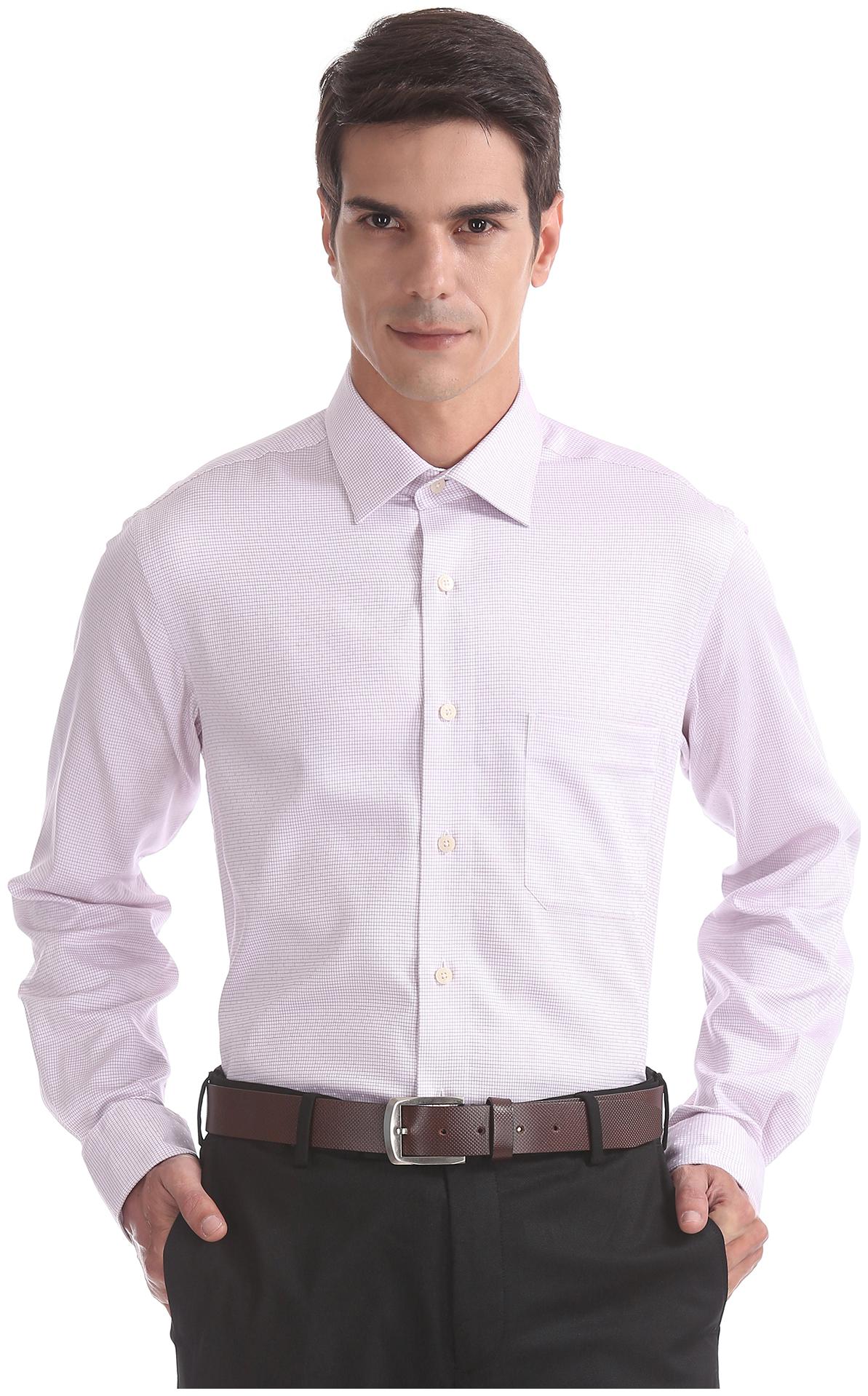 

Arrow Men Regular fit Formal Shirt - Pink