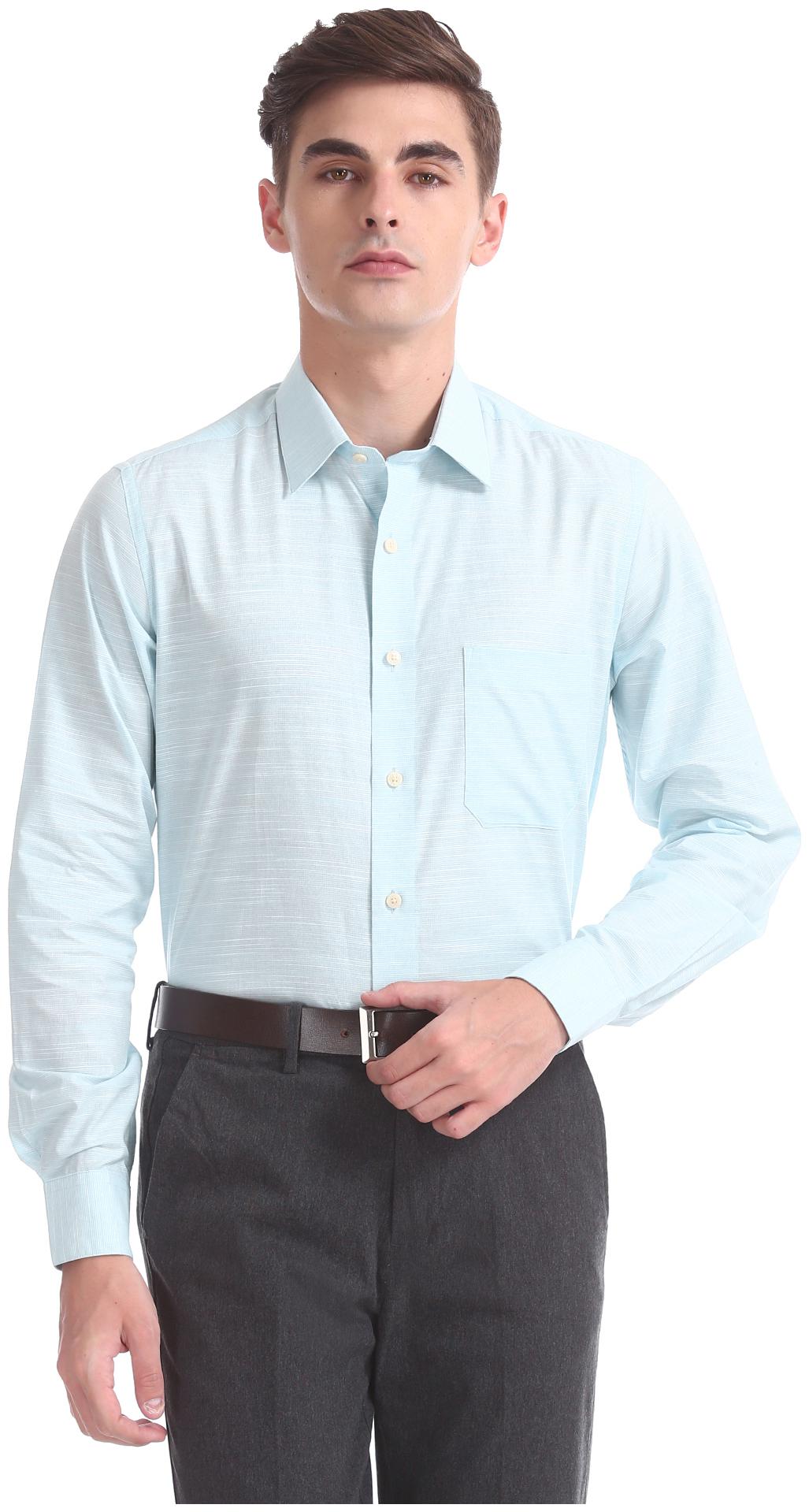 

Arrow Men Regular fit Formal Shirt - Green