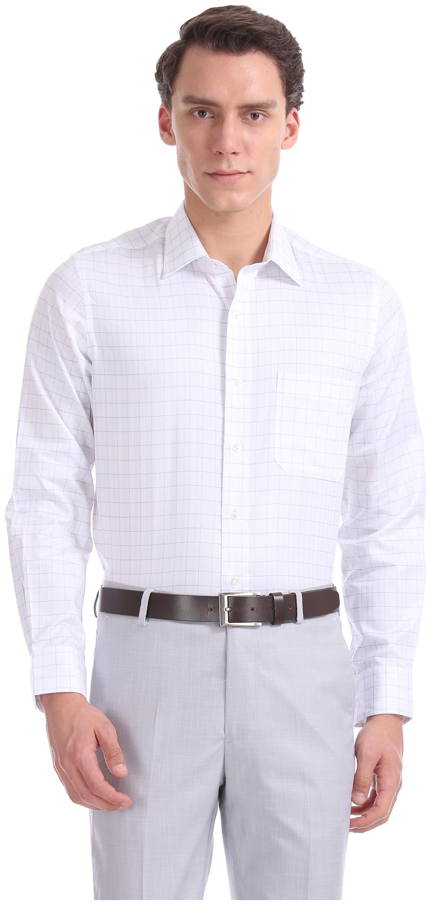 

Arrow Men Regular fit Formal Shirt - Blue