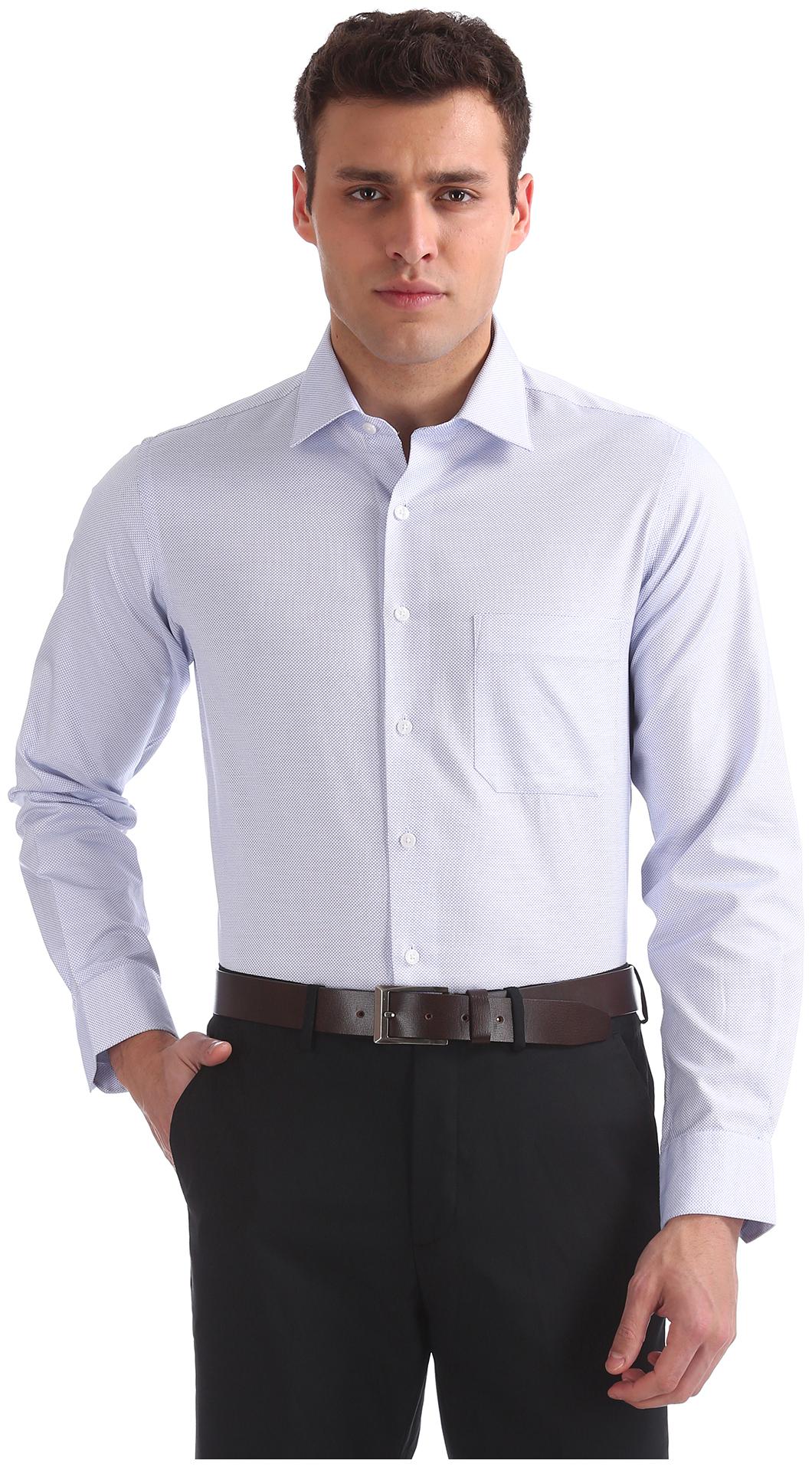 

Arrow Men Regular fit Formal Shirt - Blue