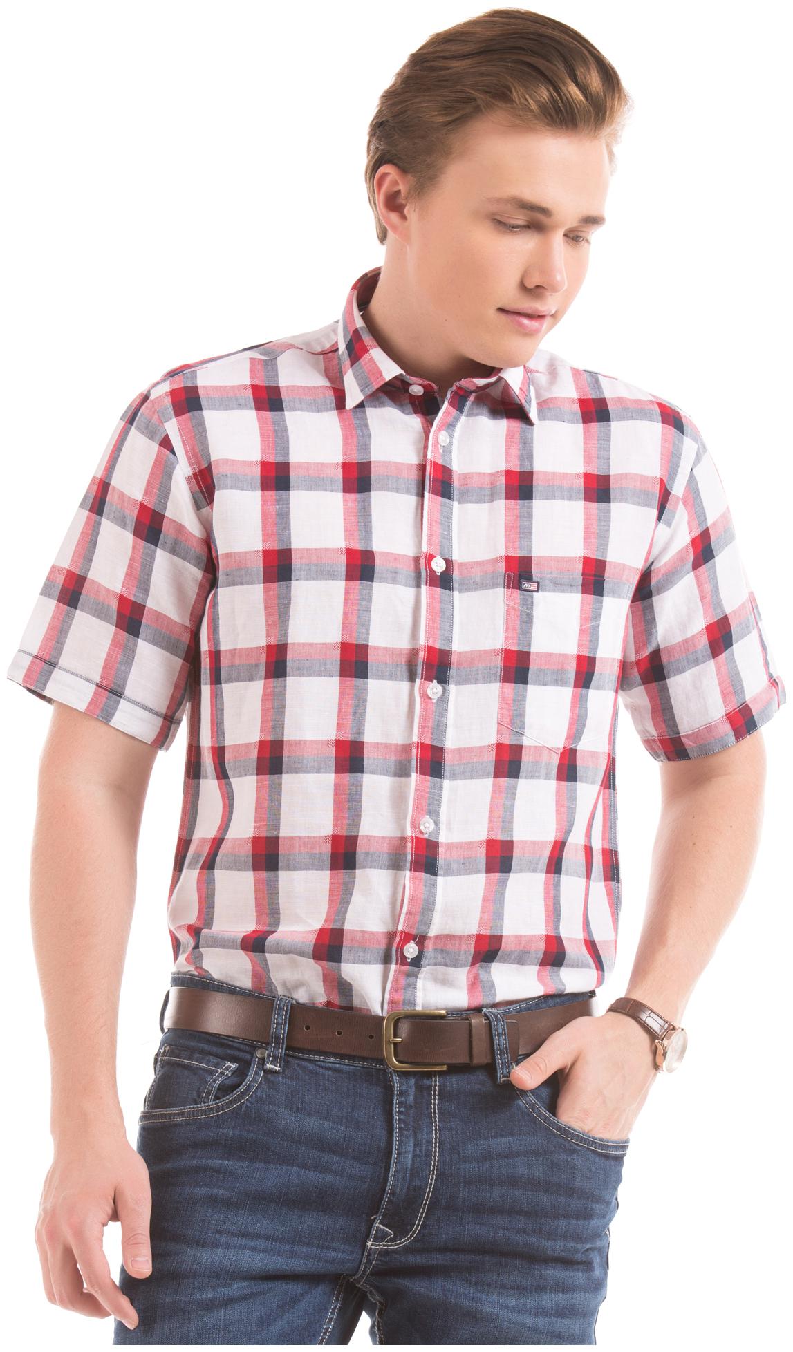 

Arrow Men White Checked Regular Fit Casual Shirt