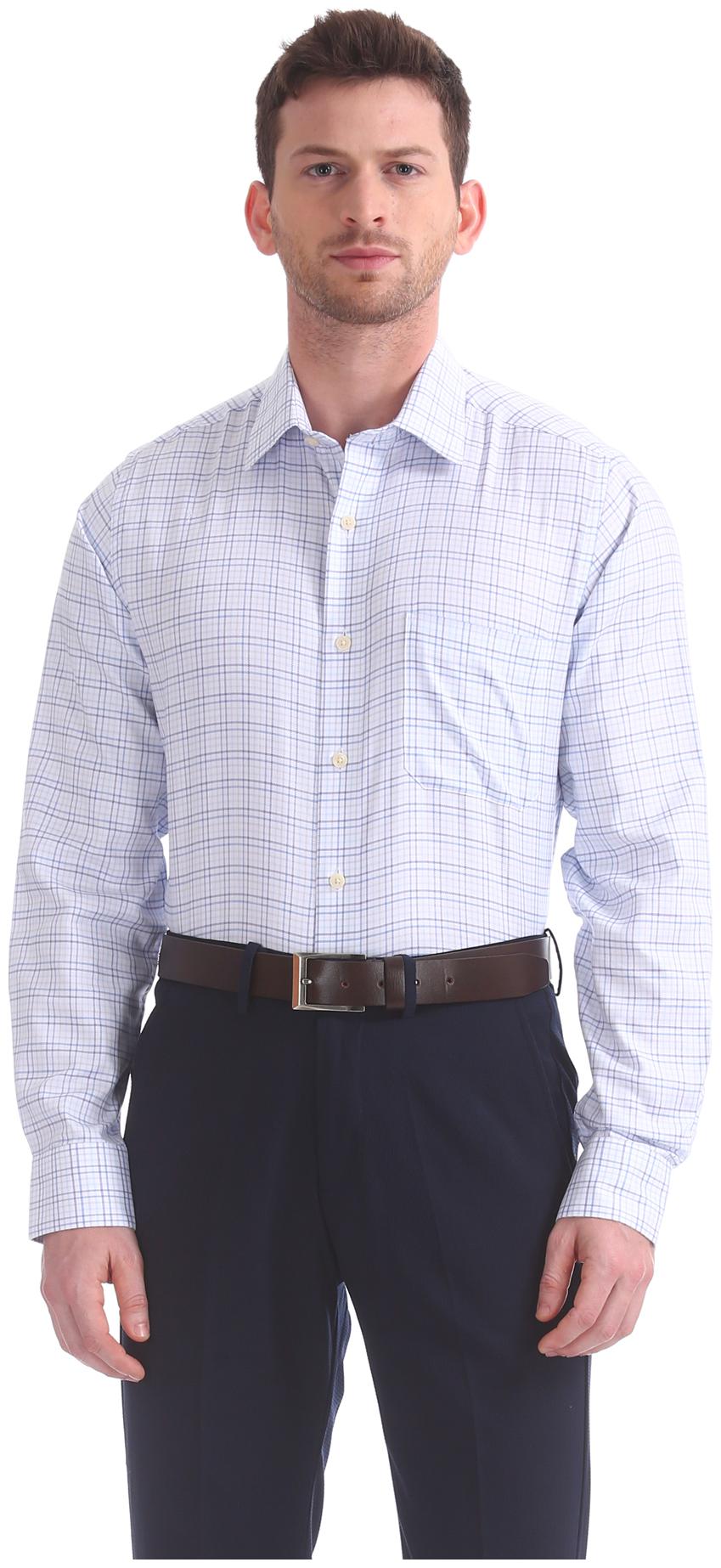 

Arrow Men Regular fit Formal Shirt - Blue