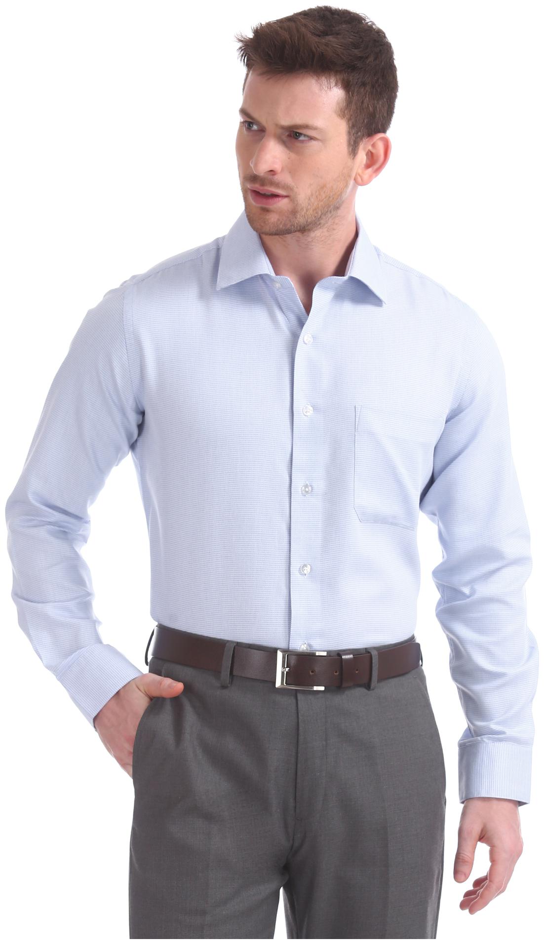 

Arrow Men Regular fit Formal Shirt - Blue