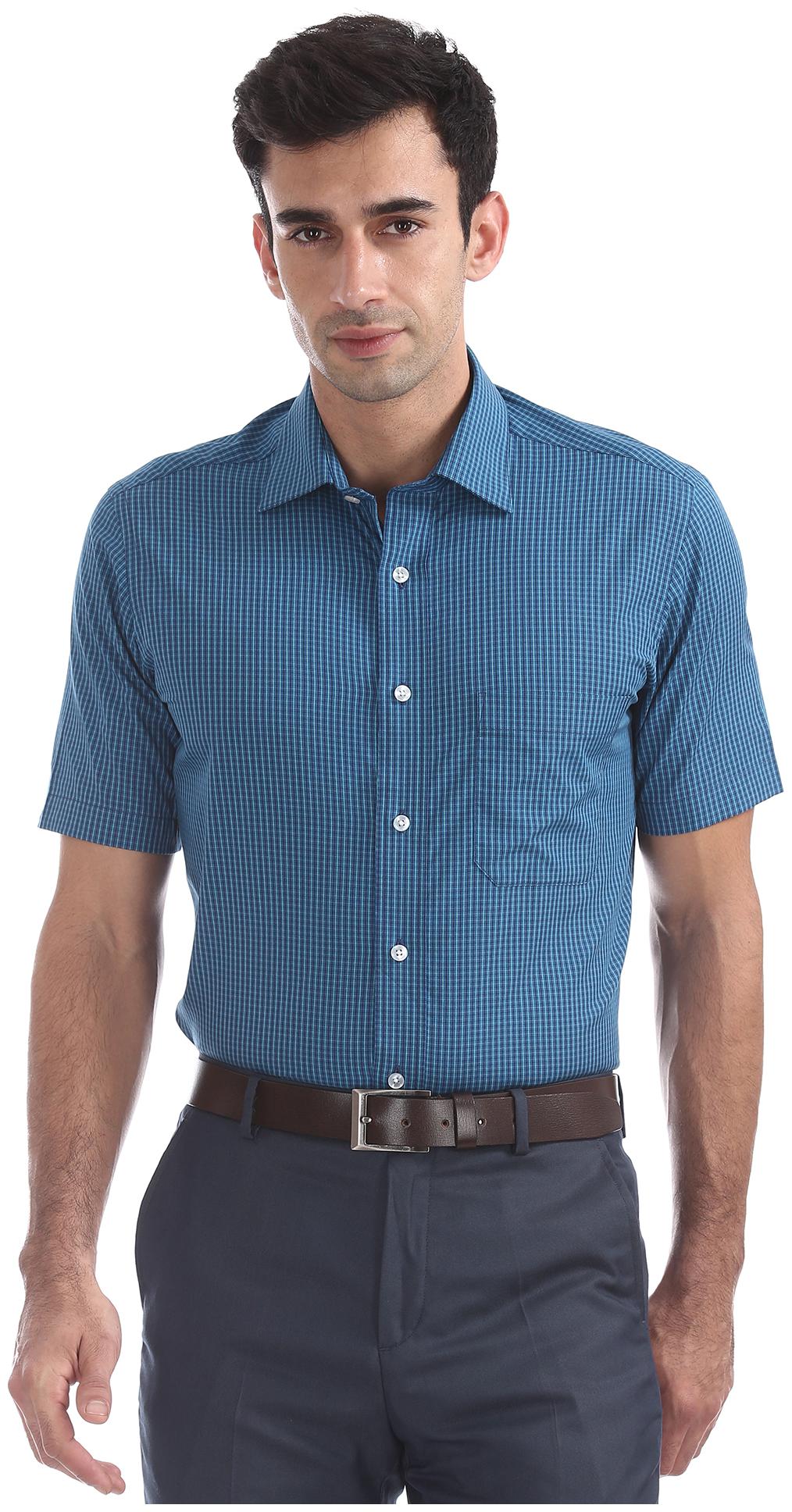 

Arrow Men Regular fit Formal Shirt - Green