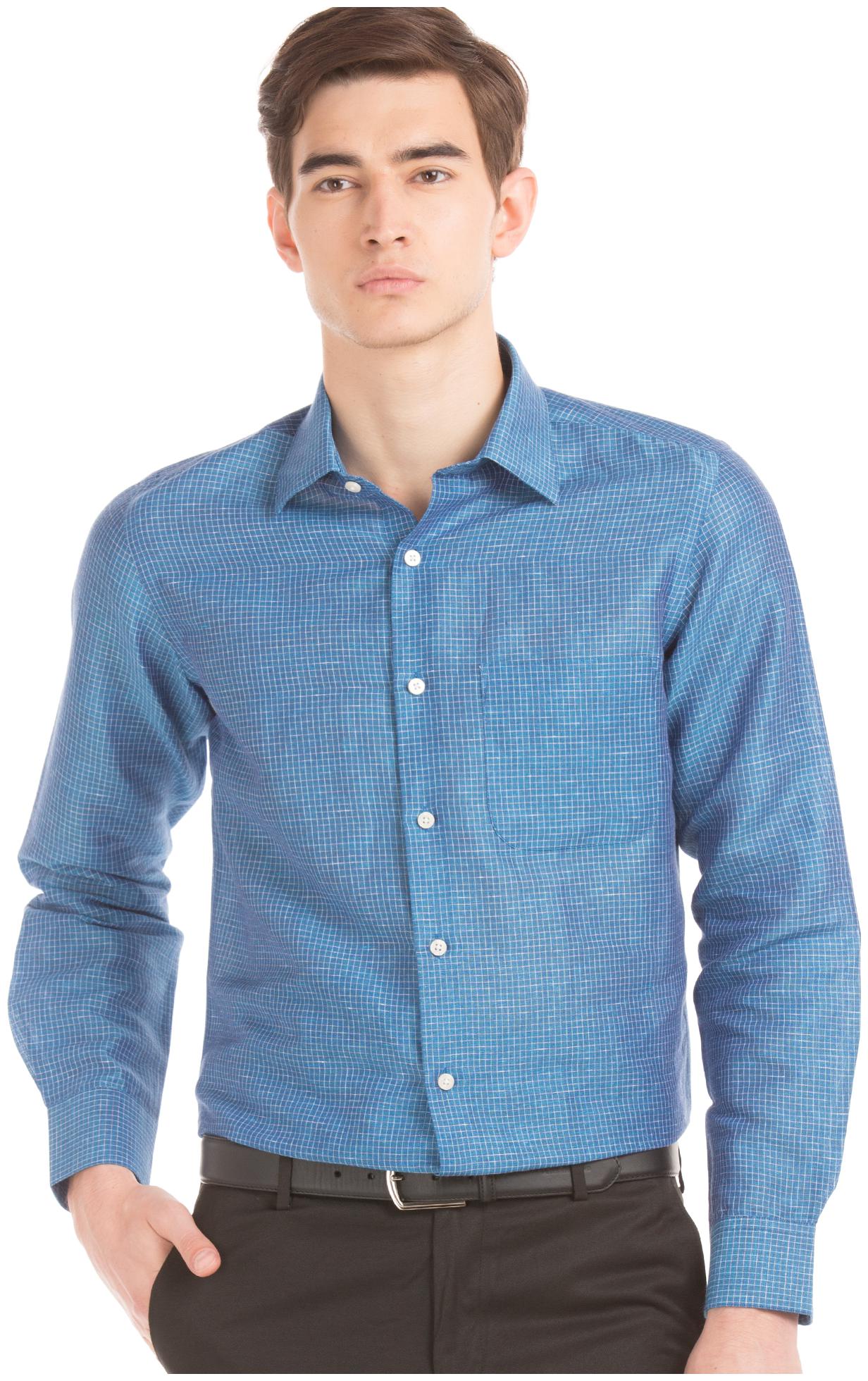 

Arrow Men Regular fit Formal Shirt - Blue