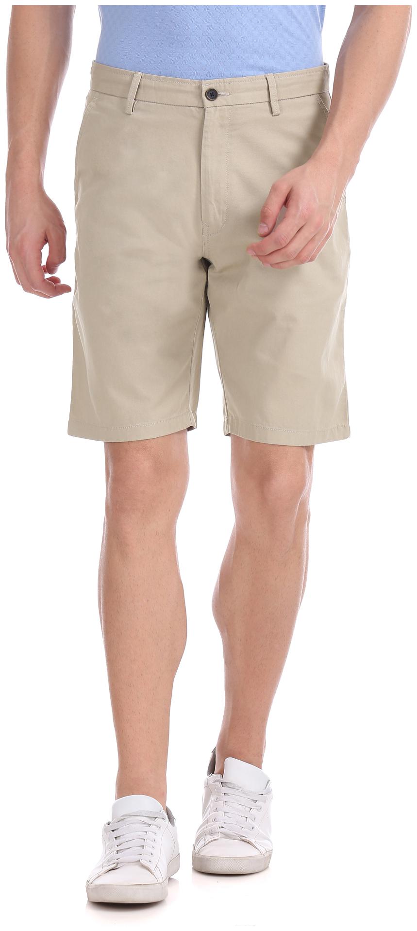 

Arrow Men Beige Regular Fit Regular Shorts