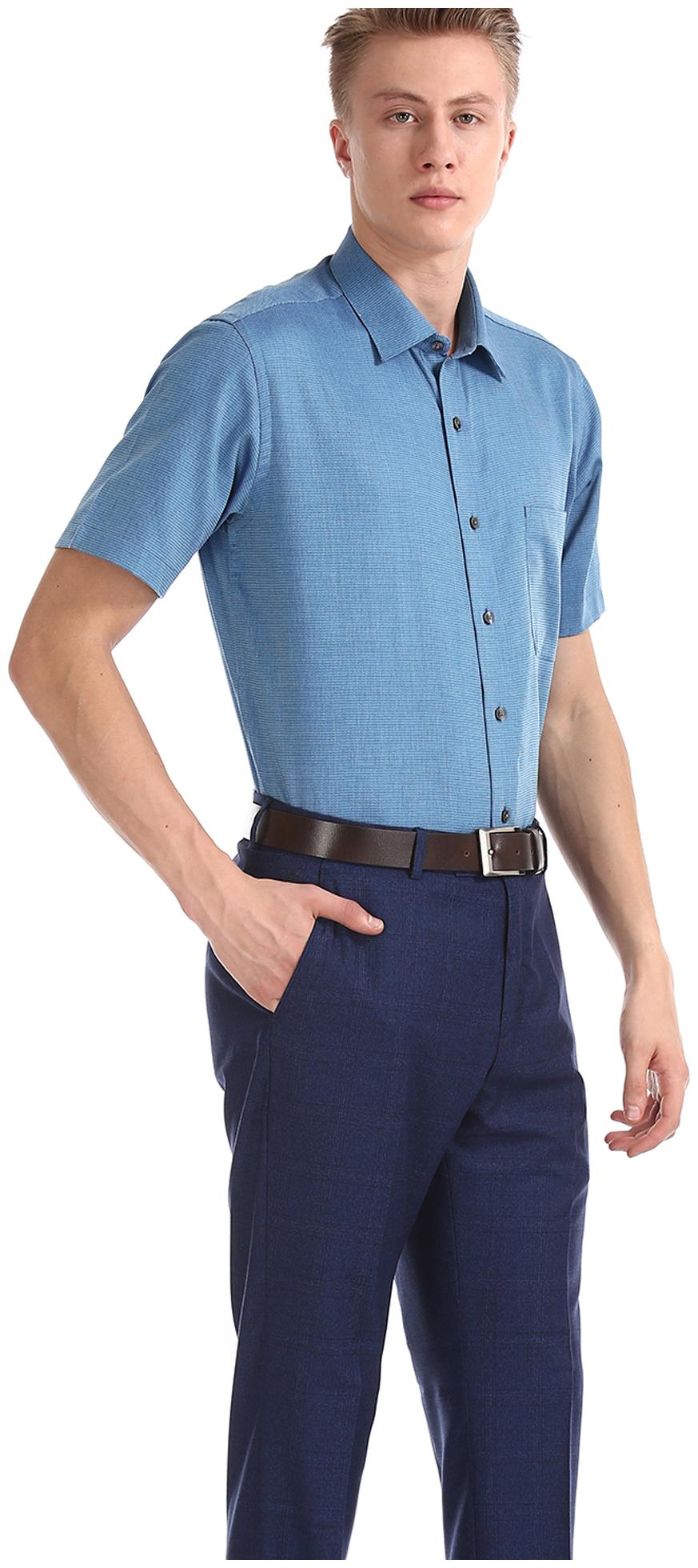 

Arrow Men Regular fit Formal Shirt - Blue
