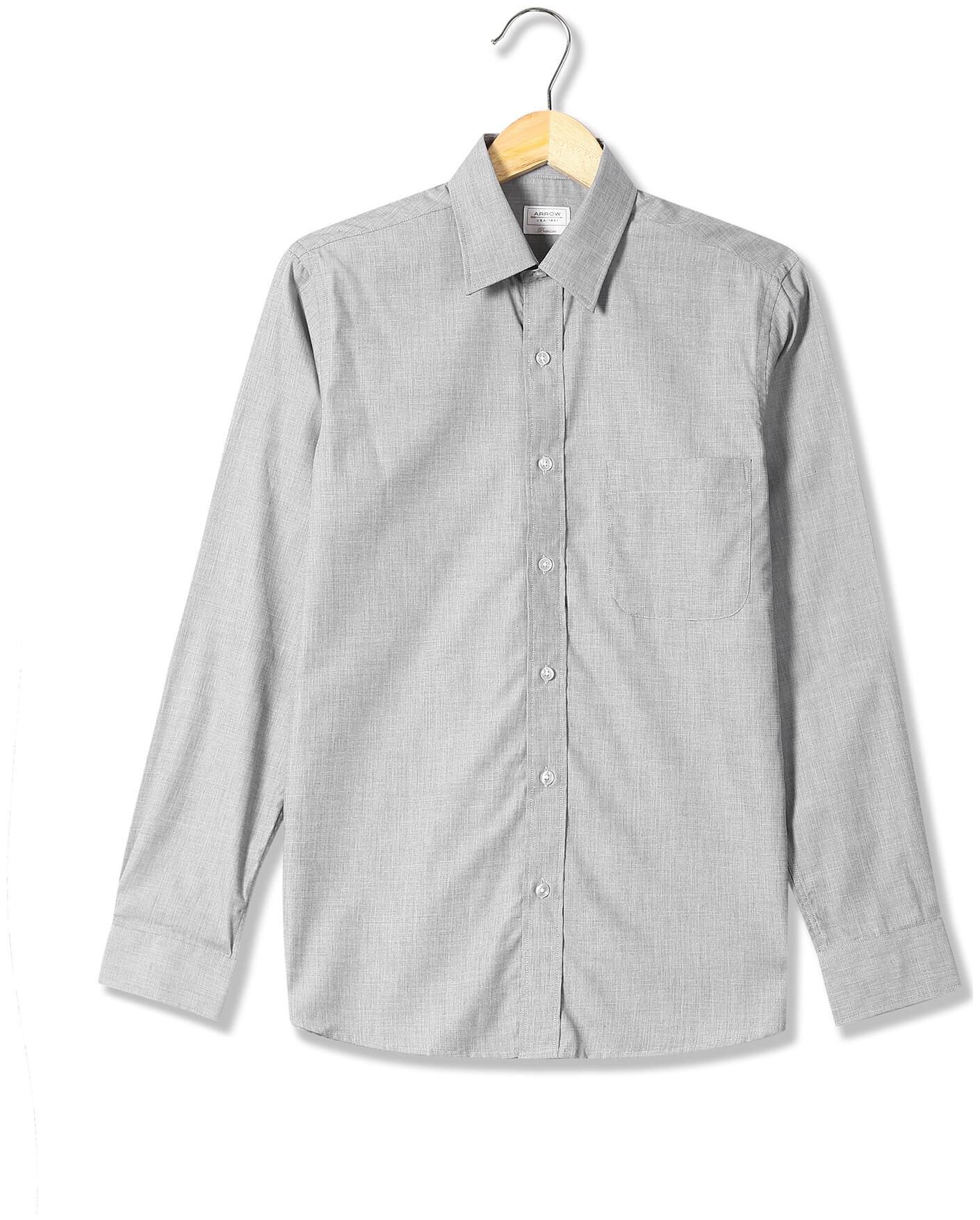 

Arrow Men Regular fit Formal Shirt - Grey