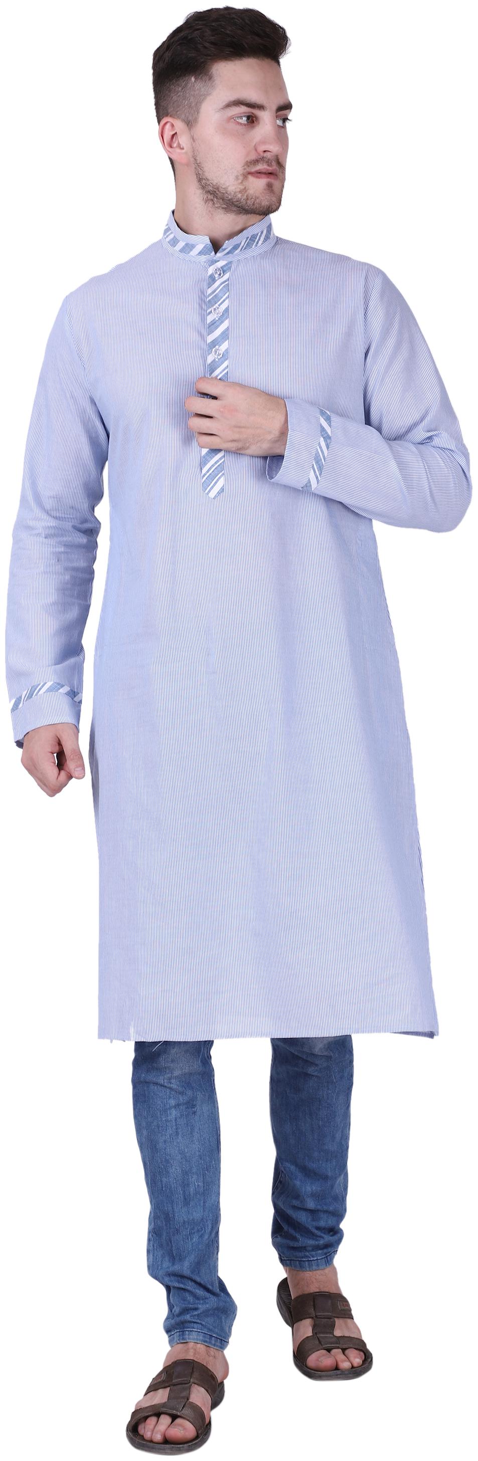 

Reme Men Blue Regular Fit Kurta