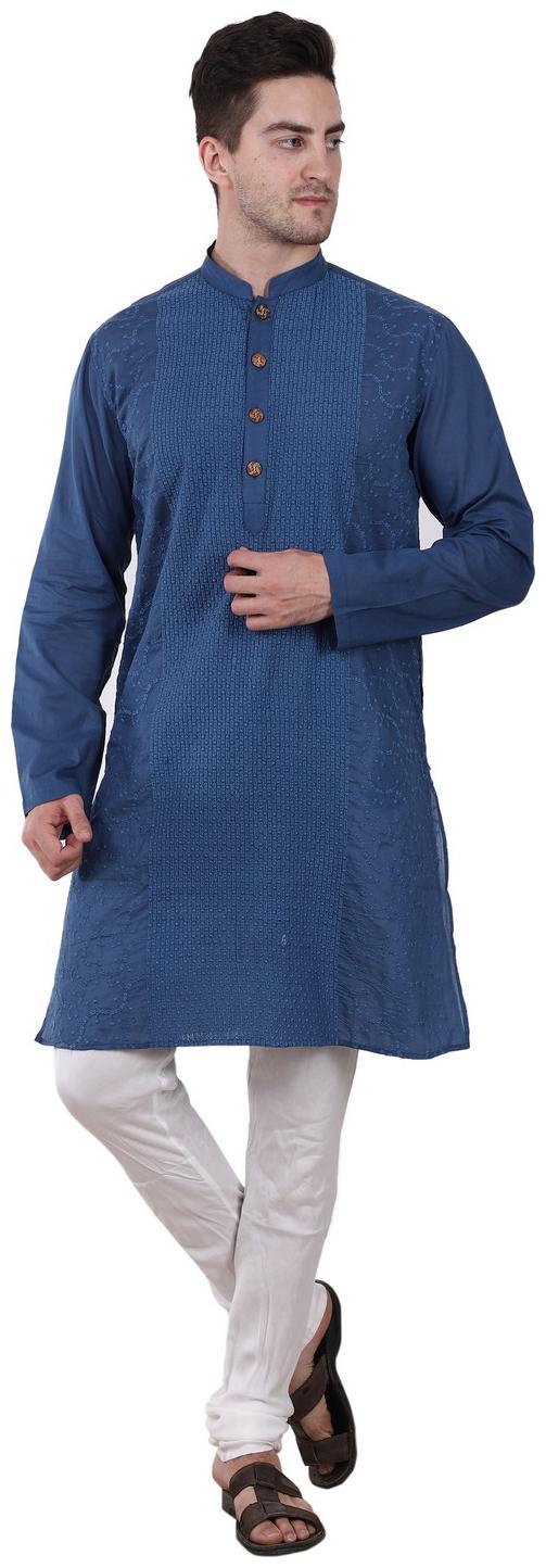 

Reme Men Blue Regular Fit Kurta
