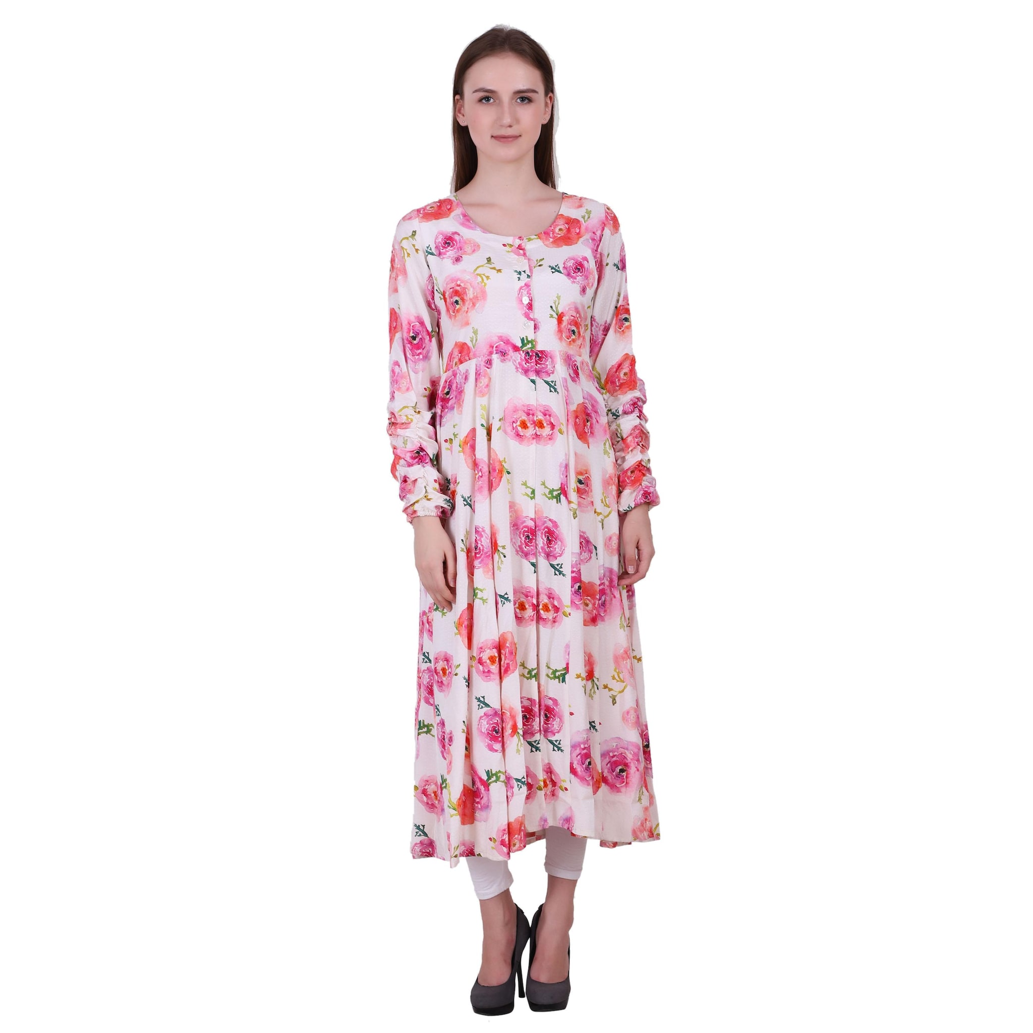 

Reme Women Multi Printed Anarkali Kurti