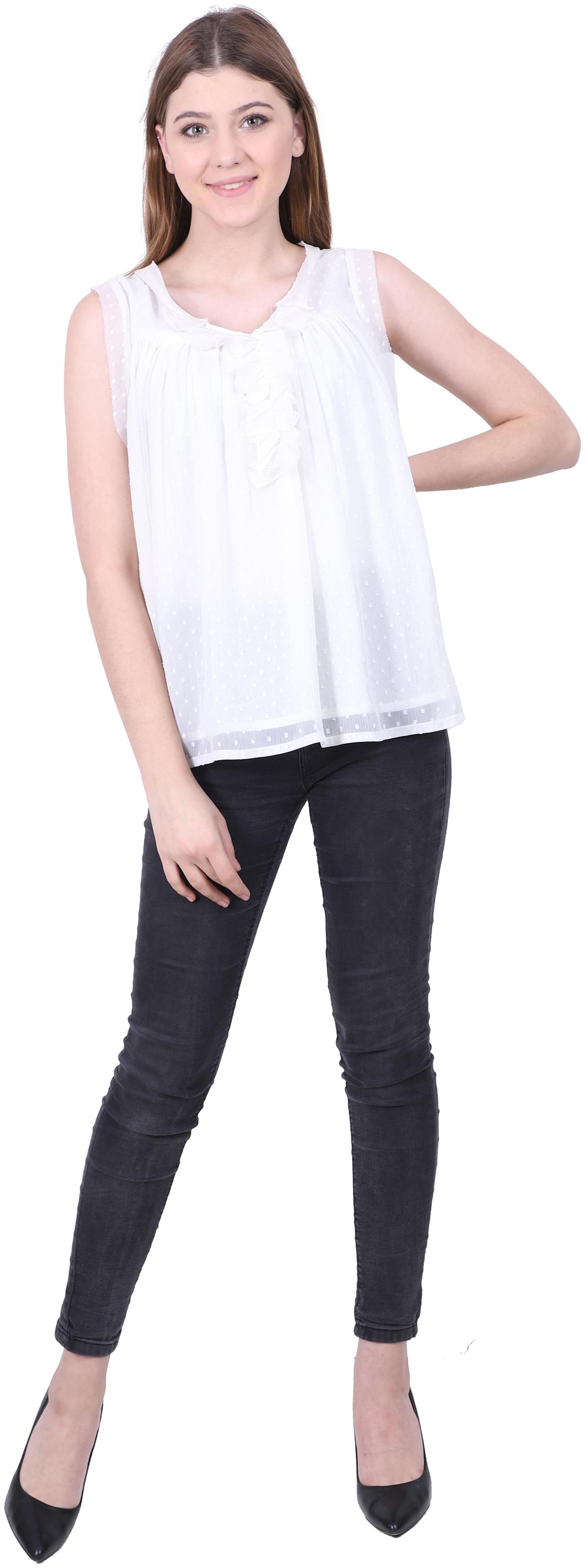 

Reme Women Polka dots Regular top - White
