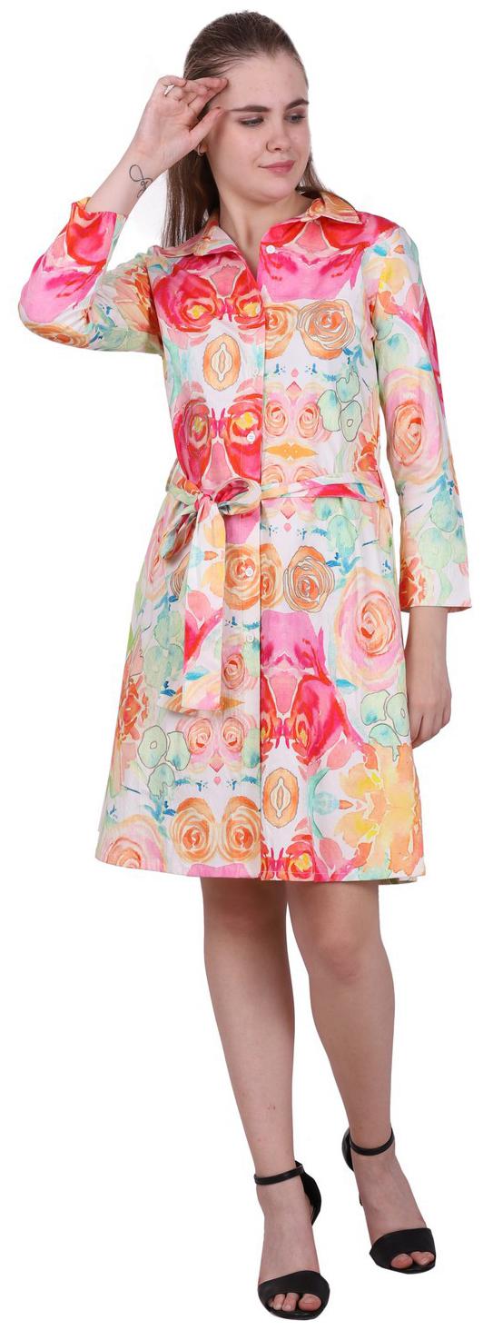 

Reme Multi Printed Fit flare dress